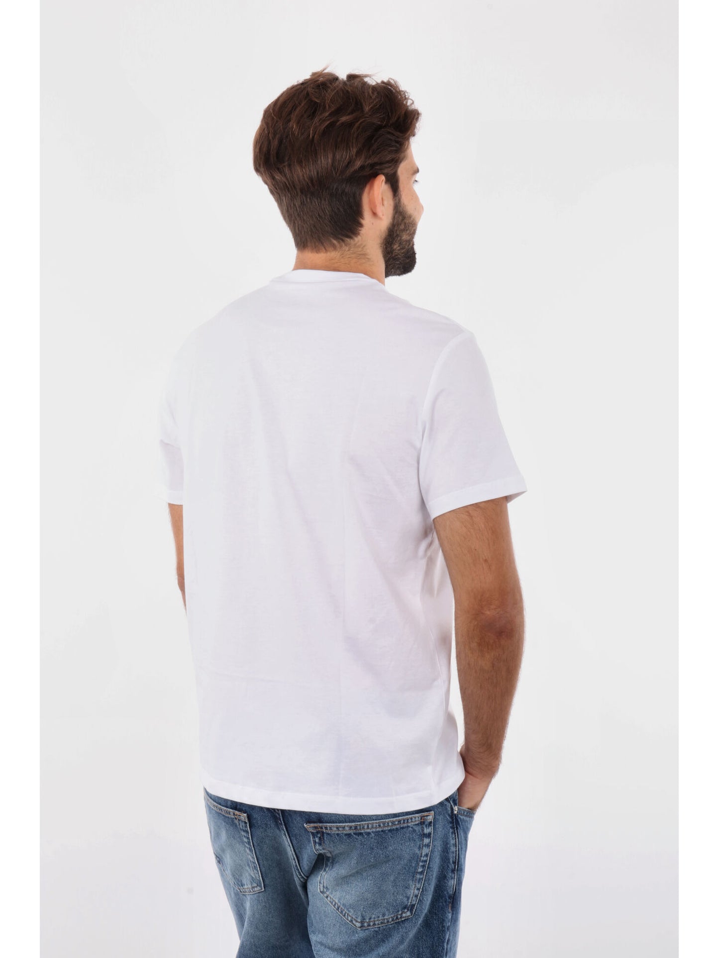 T-SHIRT MONOGRAMMA HERO CALVIN KLEIN JEANS DA UOMO BIANCO