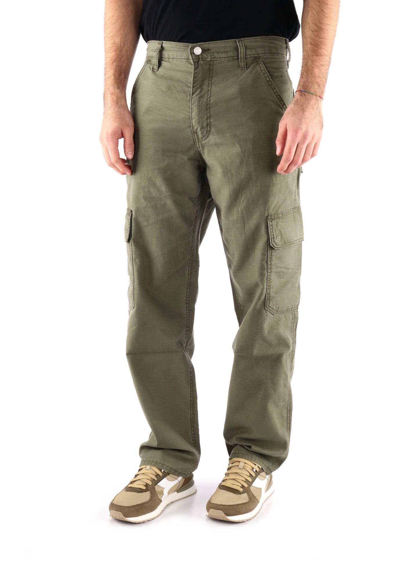 PANTALONE CARGO LEVI'S UOMO VERDE MILITARE