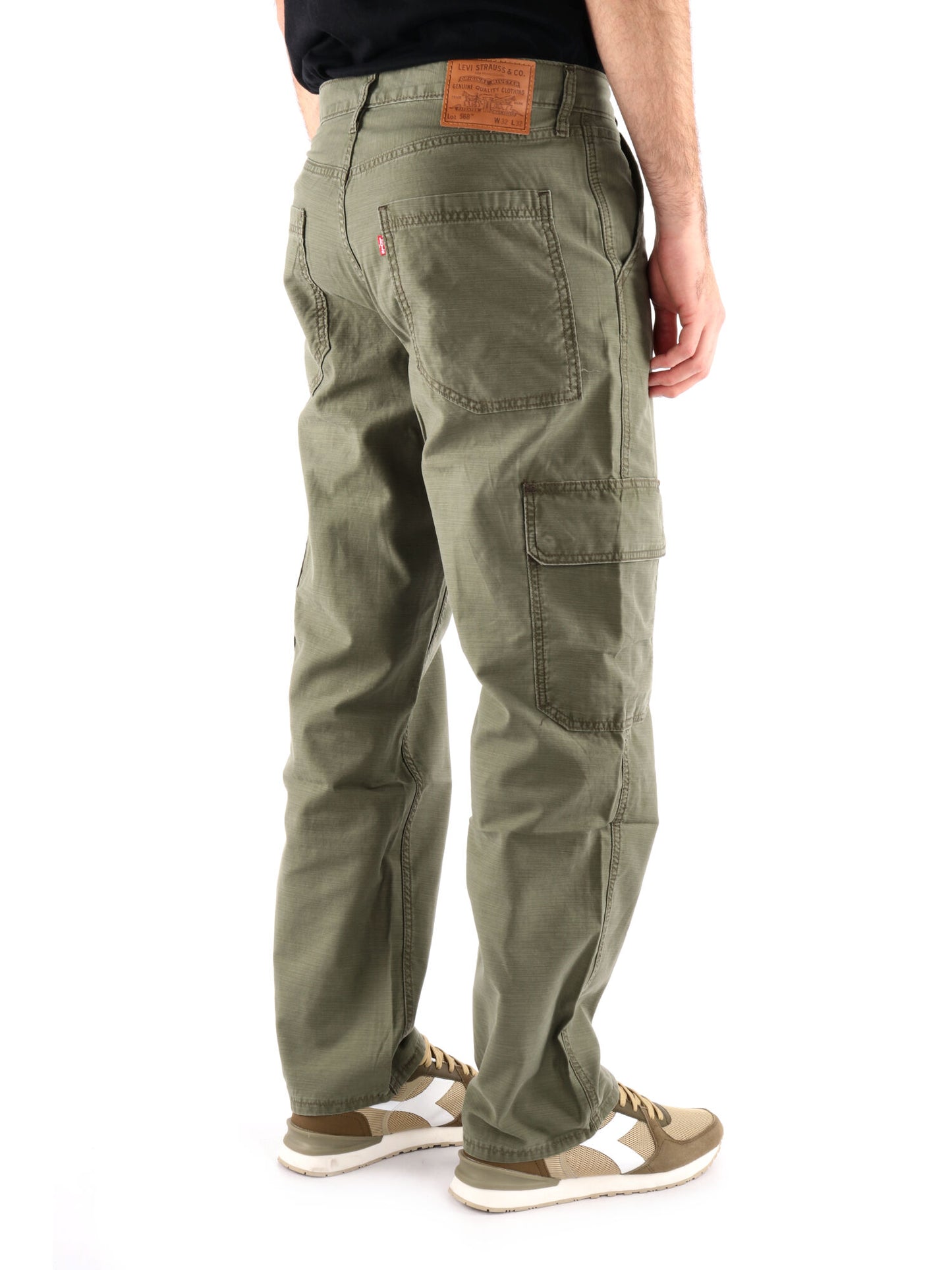 PANTALONE CARGO LEVI'S UOMO VERDE MILITARE