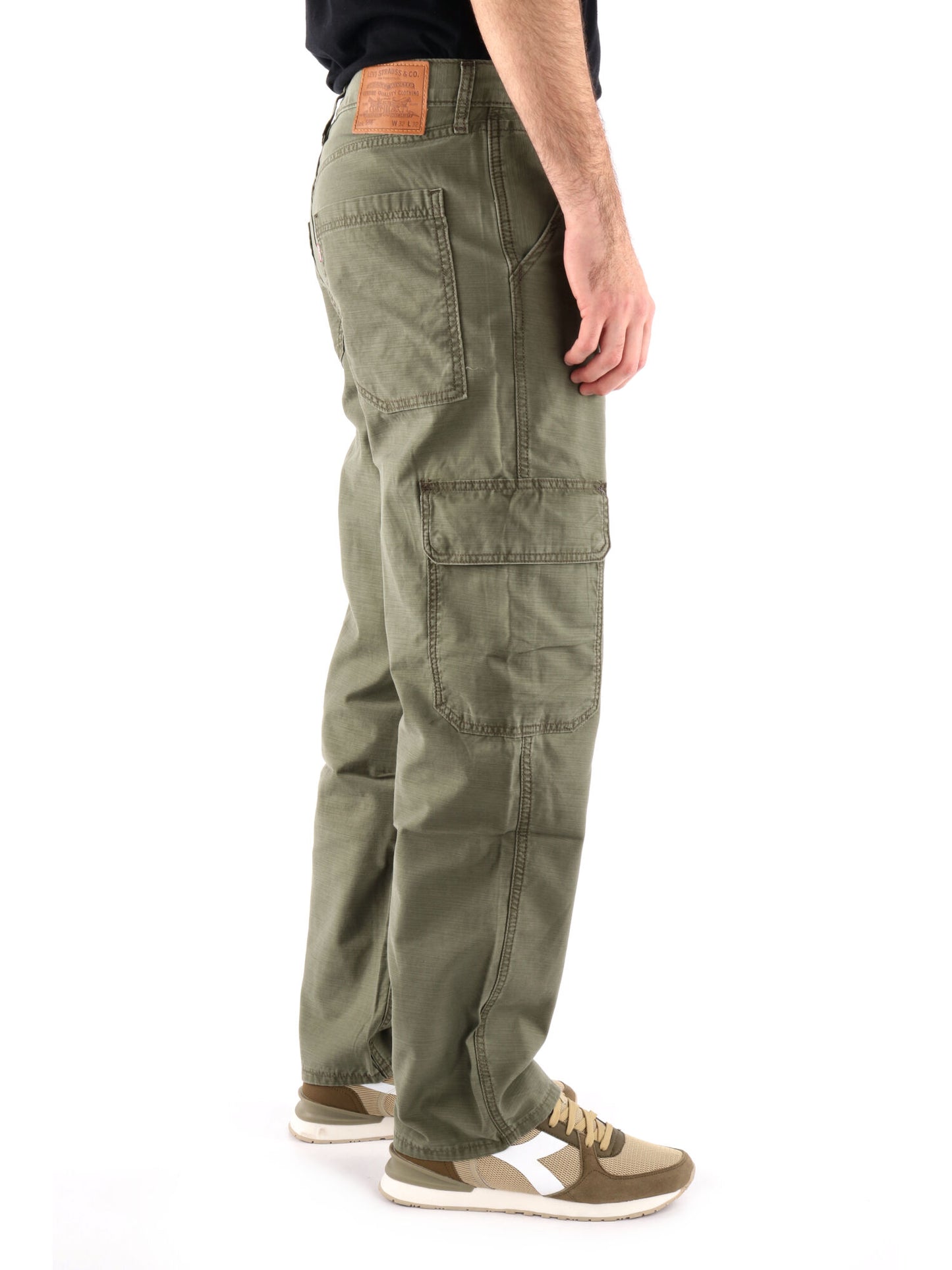 PANTALONE CARGO LEVI'S UOMO VERDE MILITARE