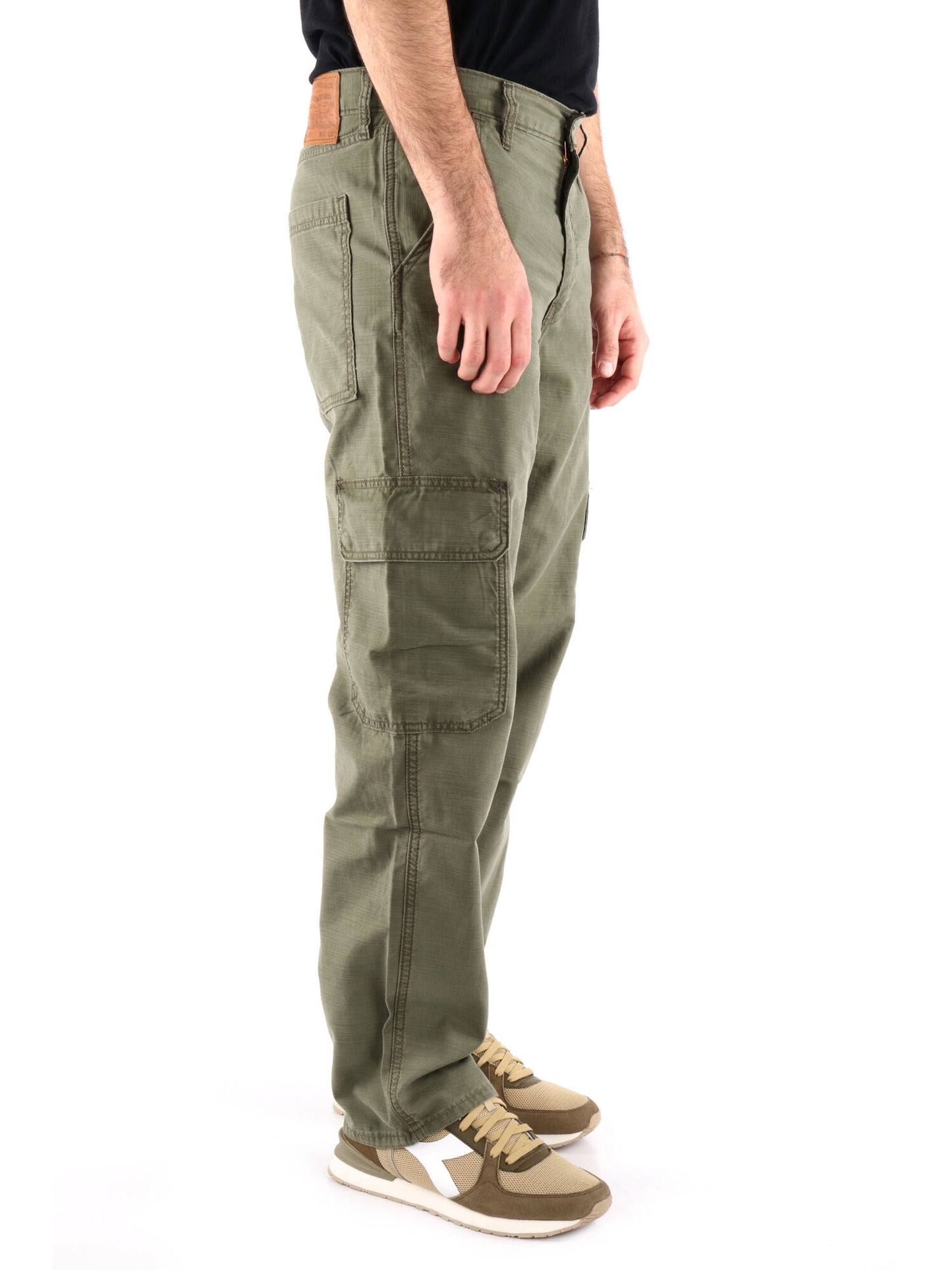 PANTALONE CARGO LEVI'S UOMO VERDE MILITARE