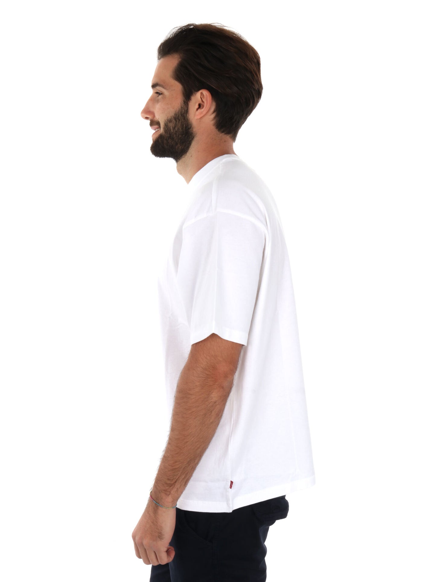 T-SHIRT VINTAGE LEVI'S UOMO BIANCO