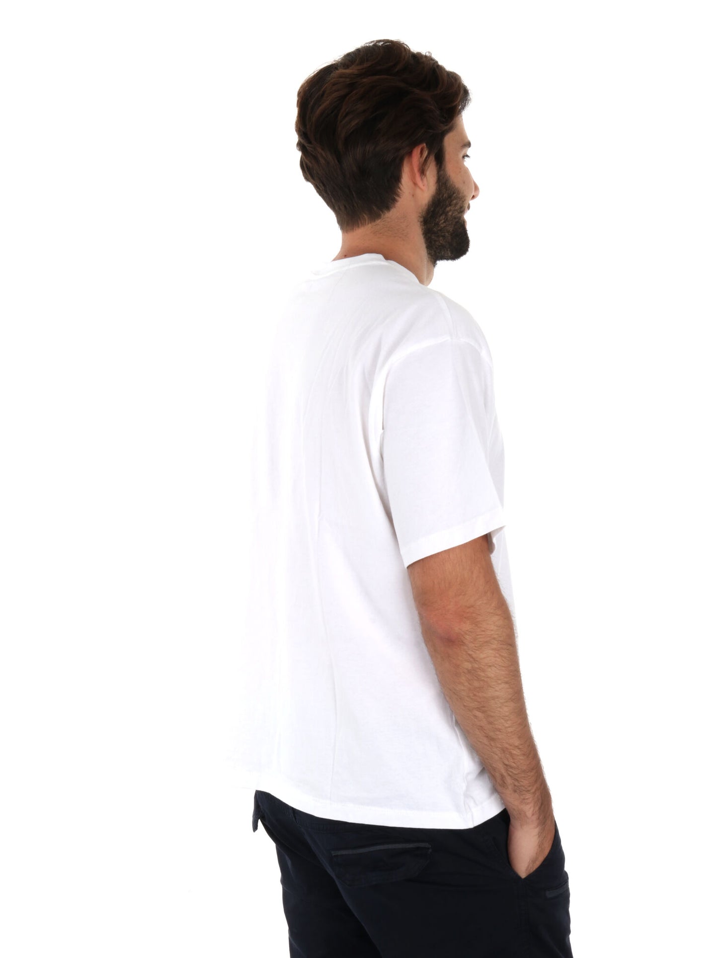 T-SHIRT VINTAGE LEVI'S UOMO BIANCO
