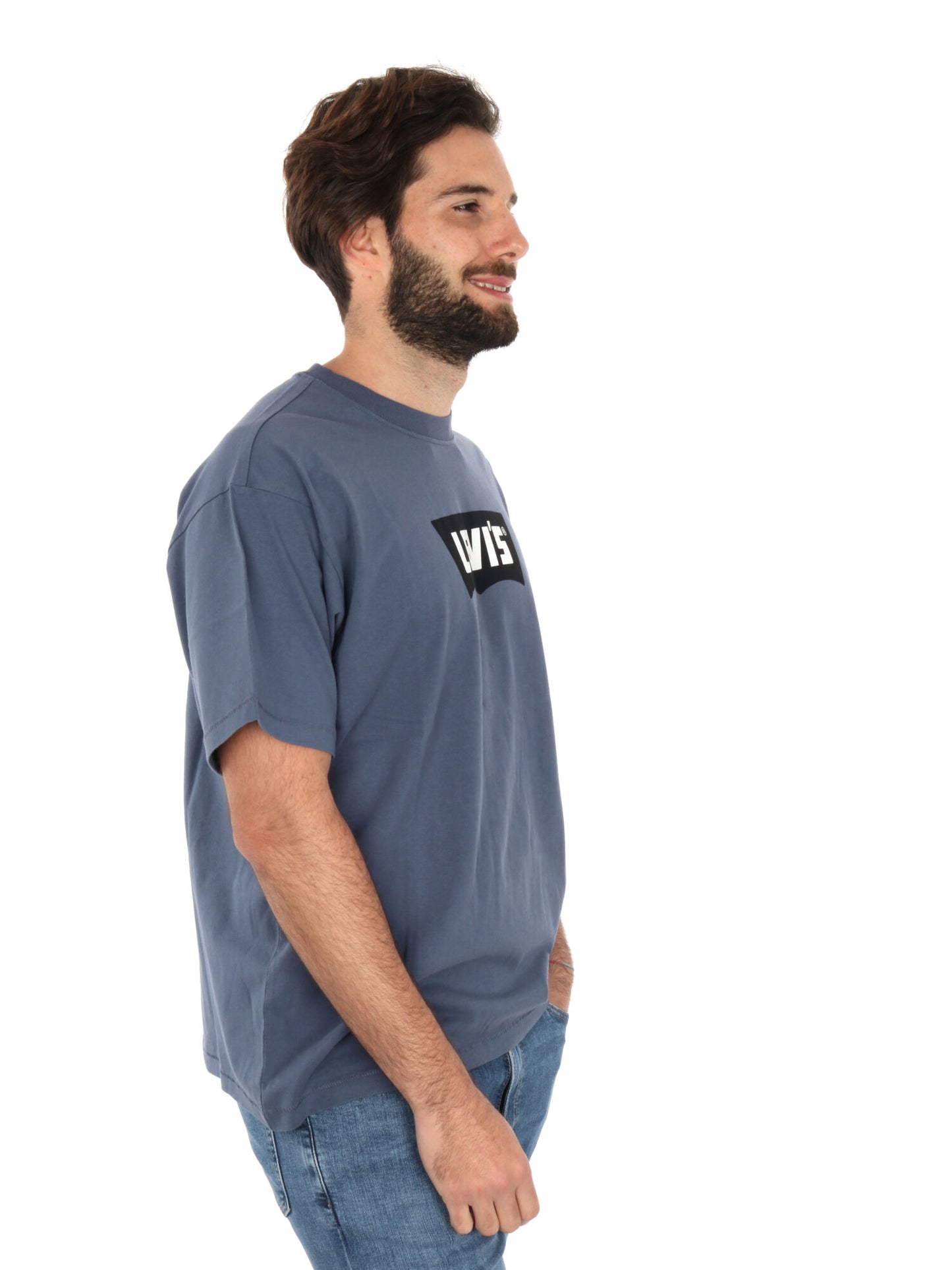 T-SHIRT VINTAGE LEVI'S UOMO INDACO
