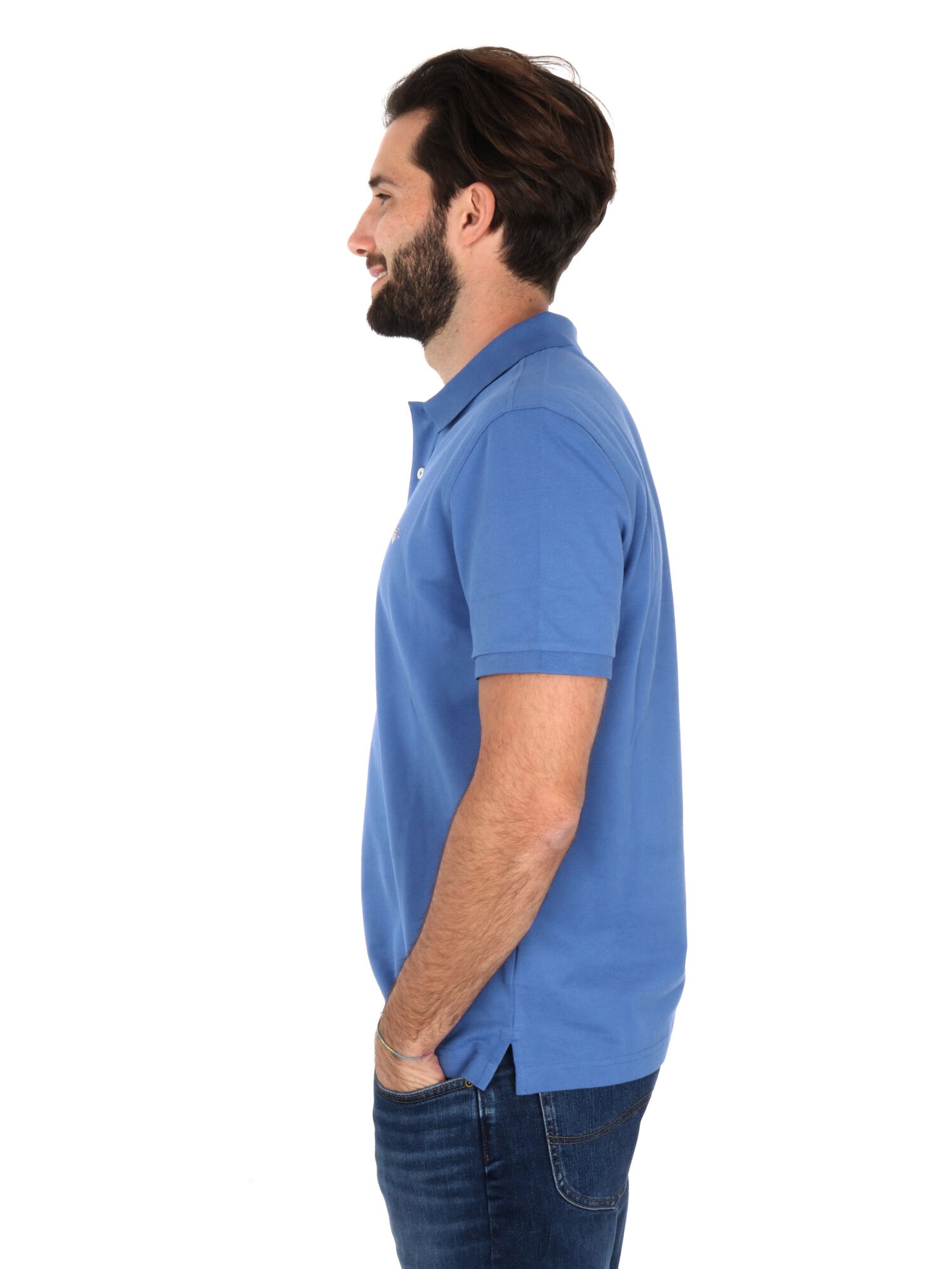 POLO IN PIQUE GANT UOMO ROYAL