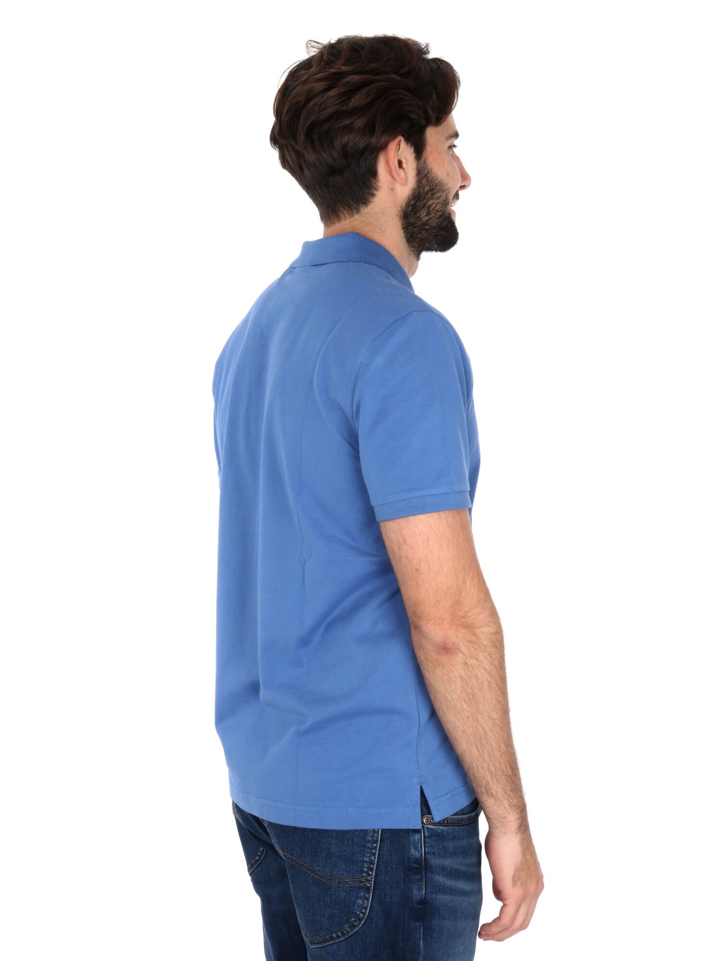 POLO IN PIQUE GANT UOMO ROYAL