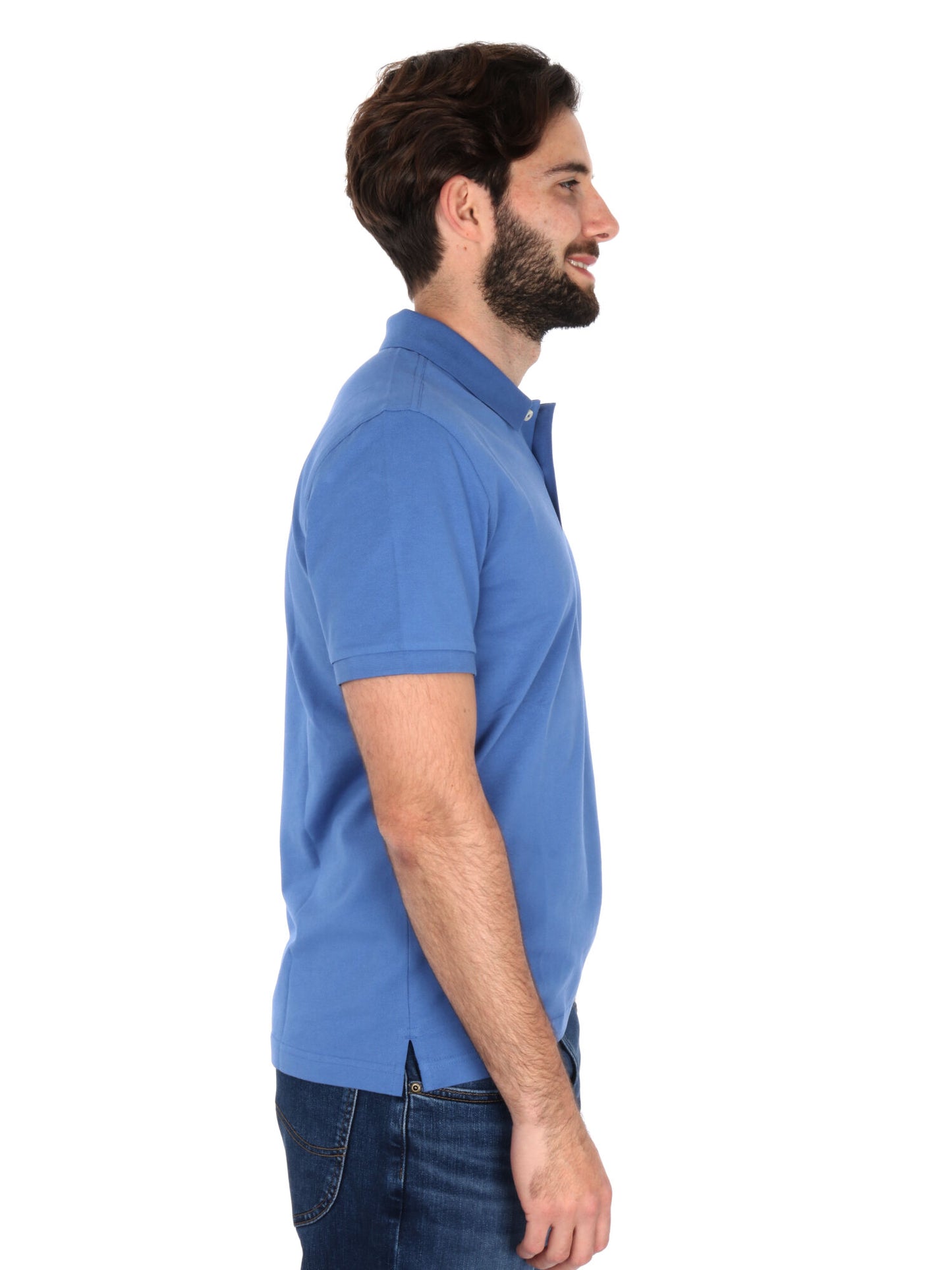POLO IN PIQUE GANT UOMO ROYAL