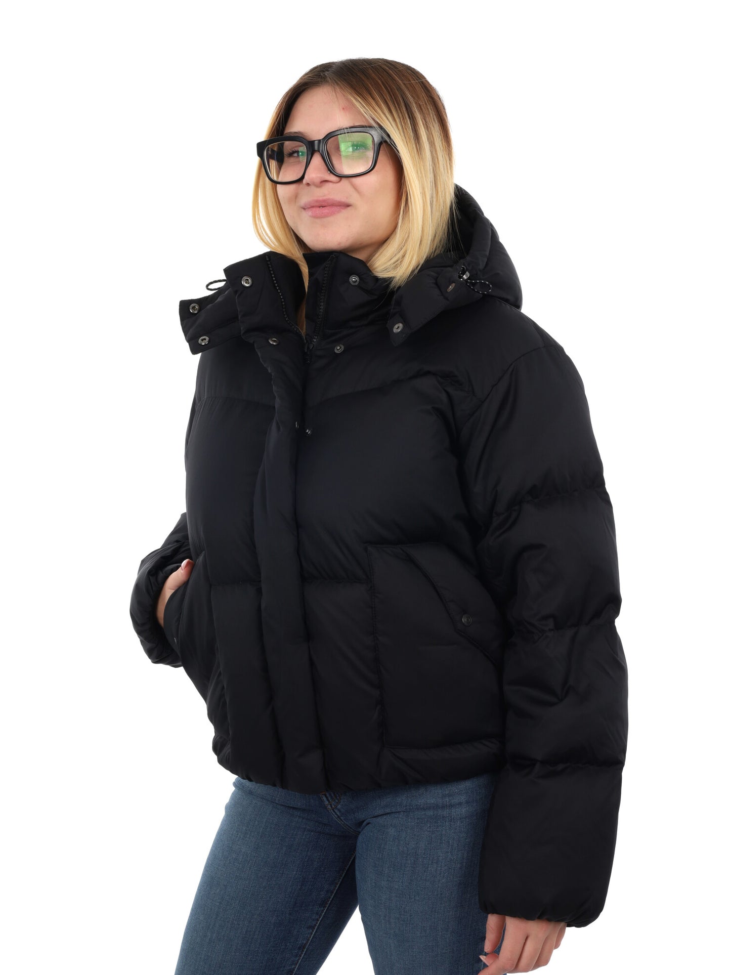 GIUBBINO WESTERN BOMBATO LEVI'S DA DONNA NERO