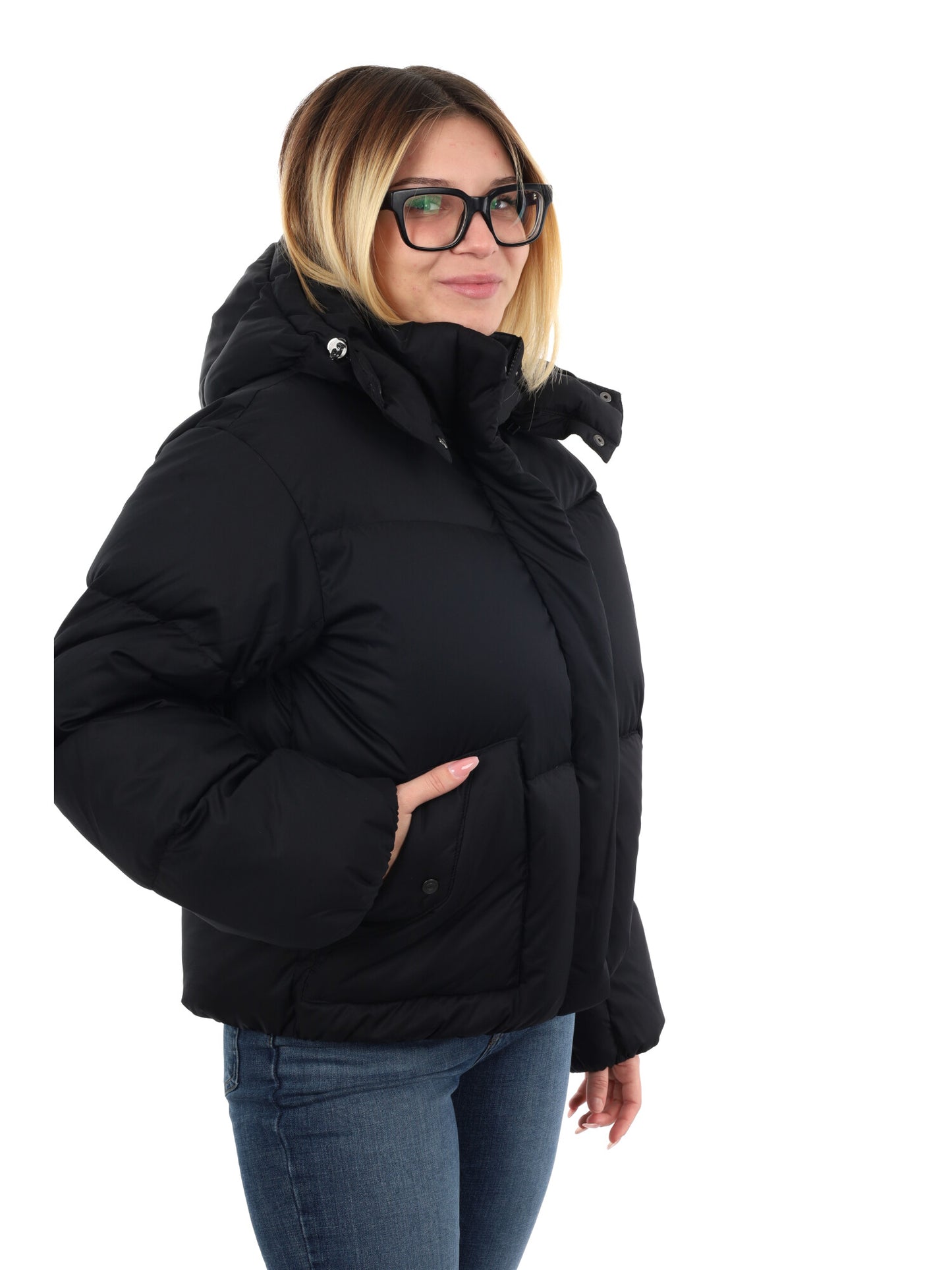 GIUBBINO WESTERN BOMBATO LEVI'S DA DONNA NERO