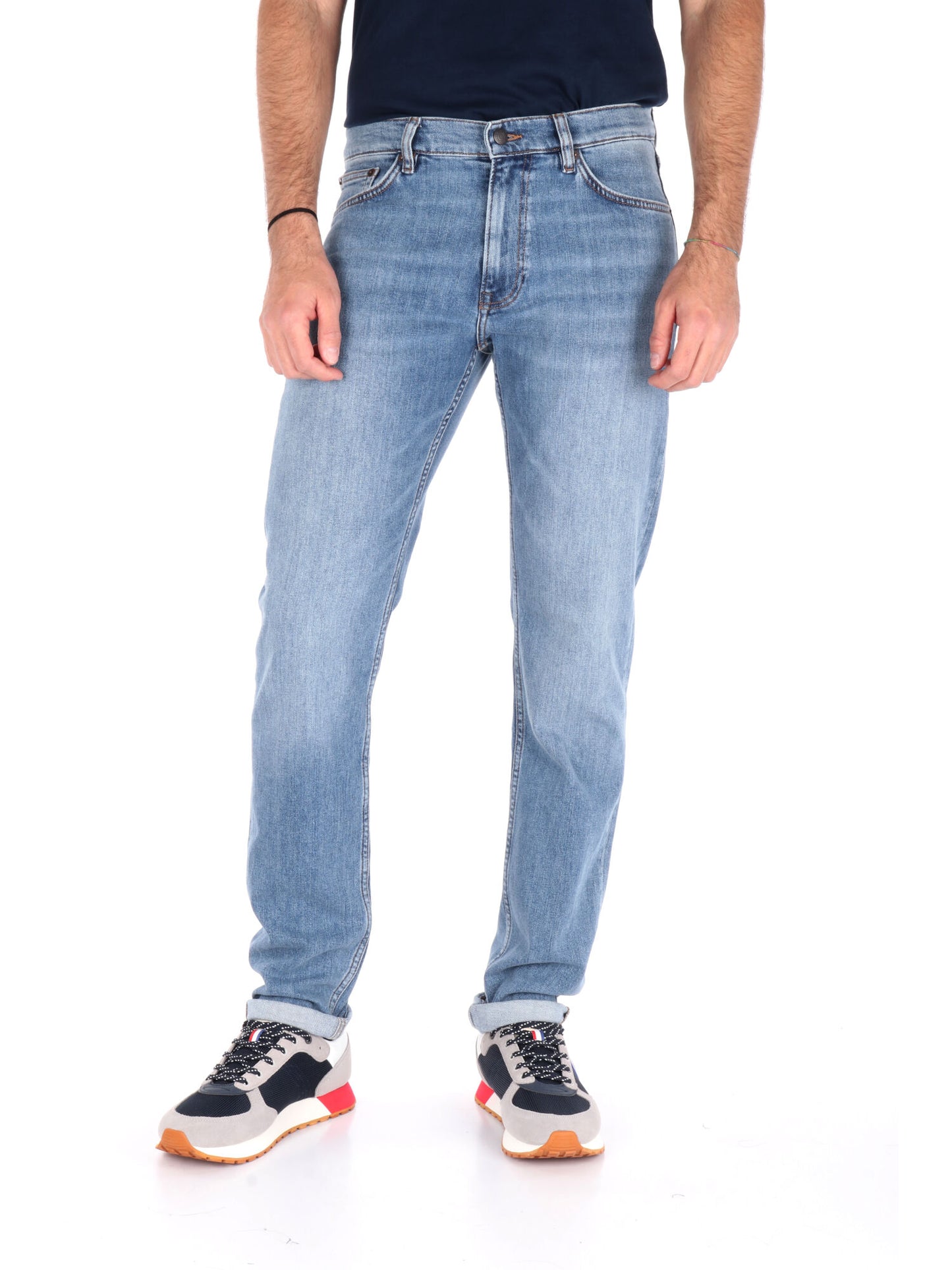 DENIM SLIM FIT GANT UOMO JEANS CHIARO