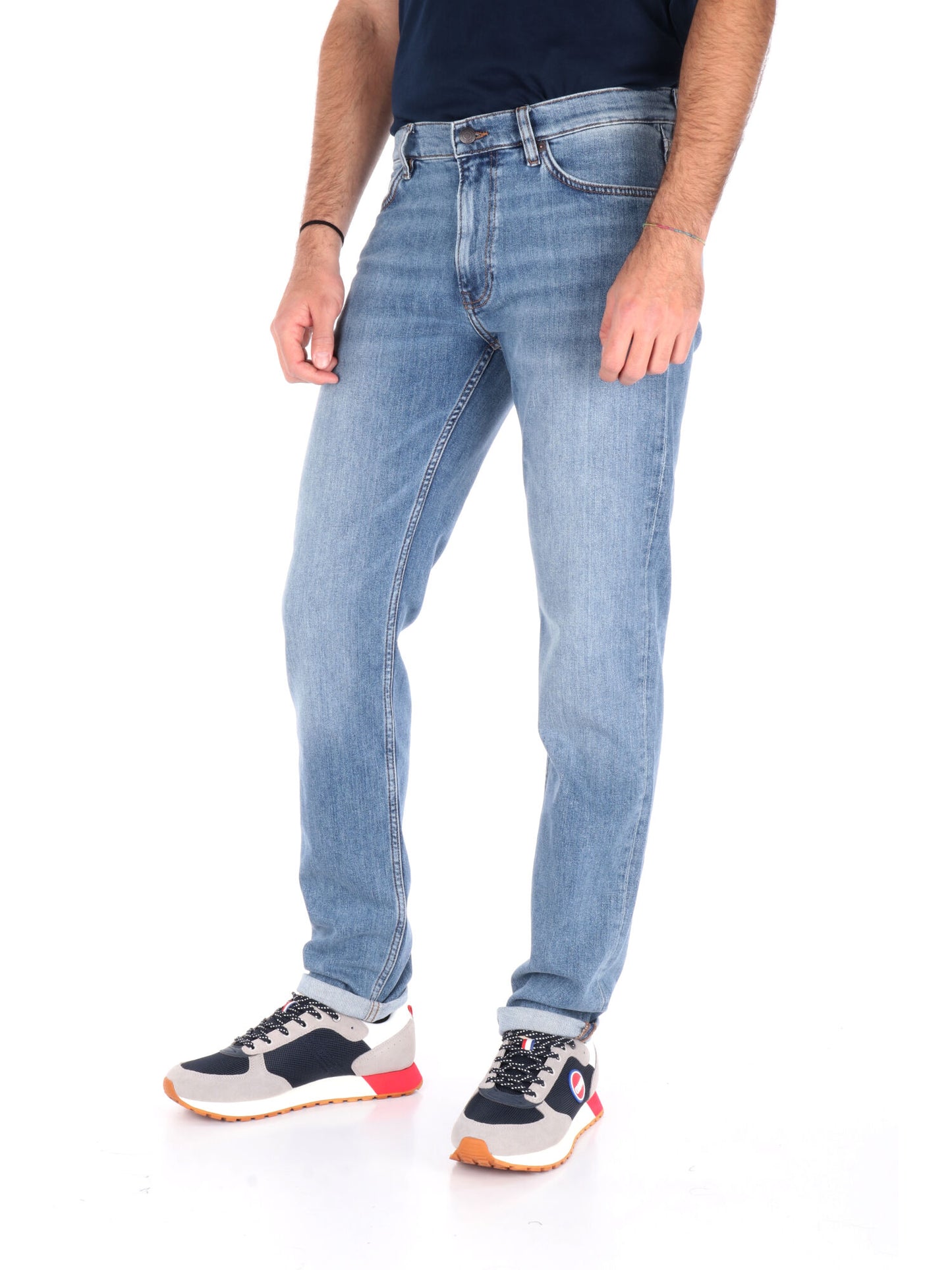 DENIM SLIM FIT GANT UOMO JEANS CHIARO