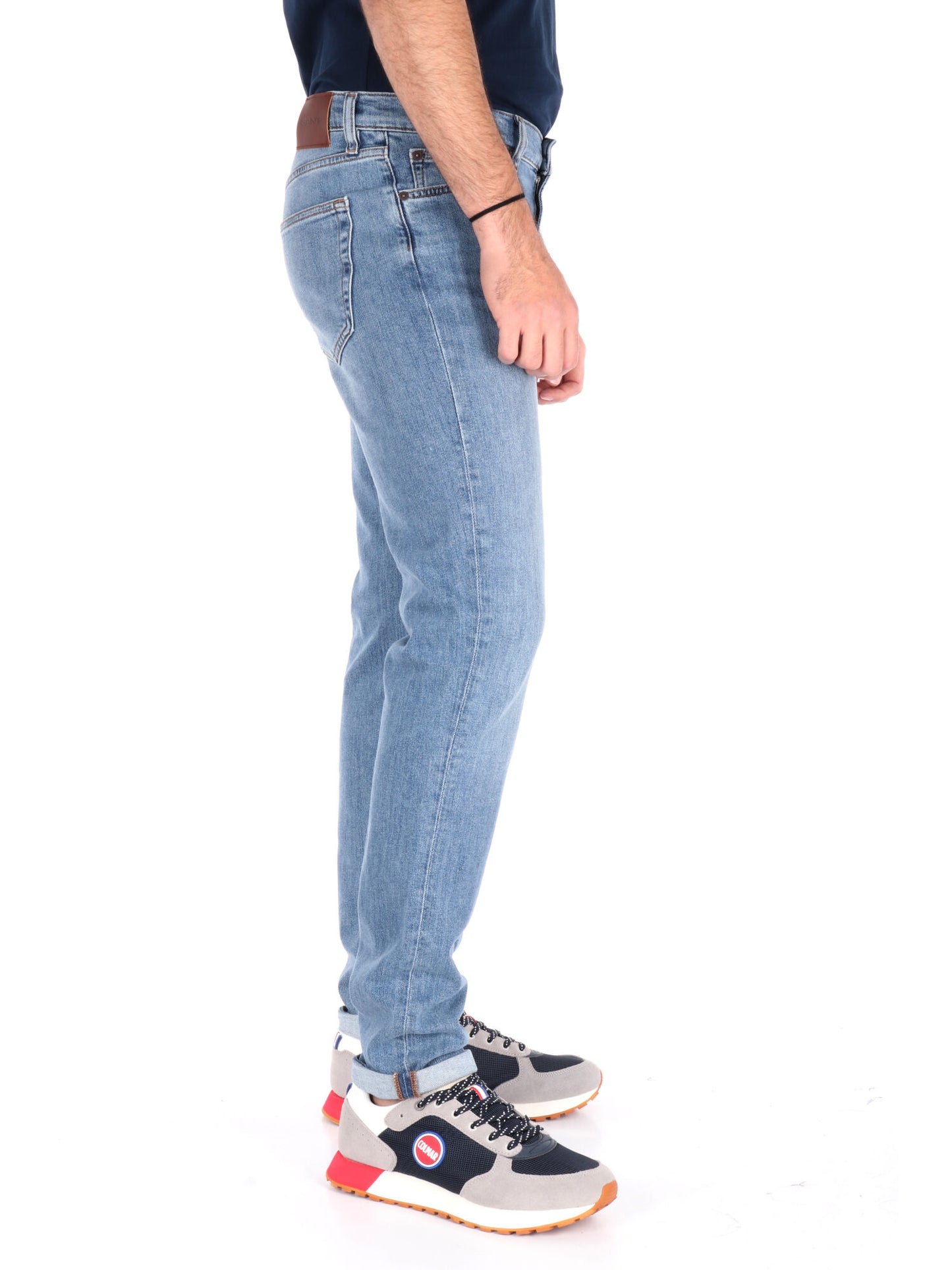DENIM SLIM FIT GANT UOMO JEANS CHIARO