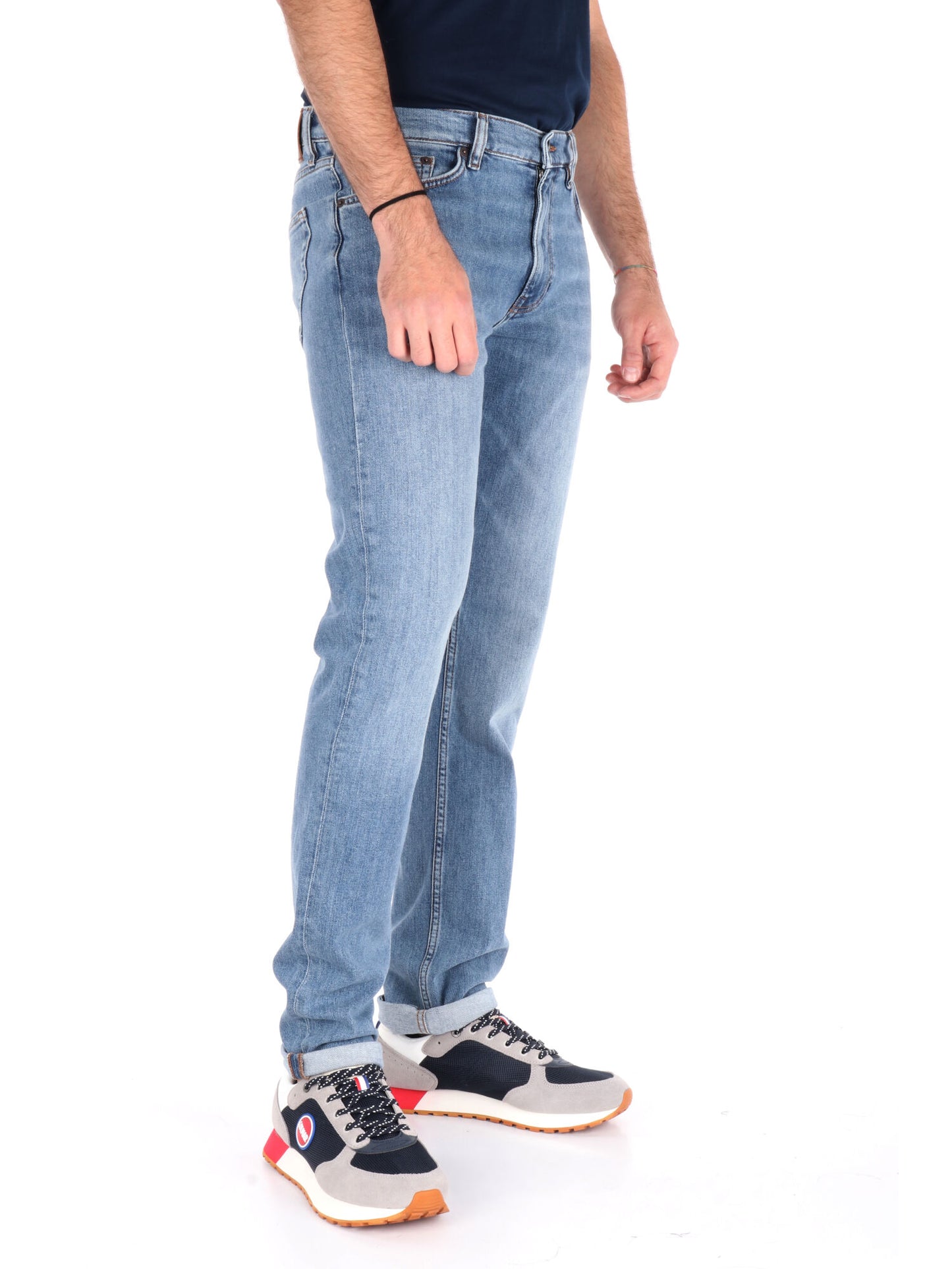 DENIM SLIM FIT GANT UOMO JEANS CHIARO