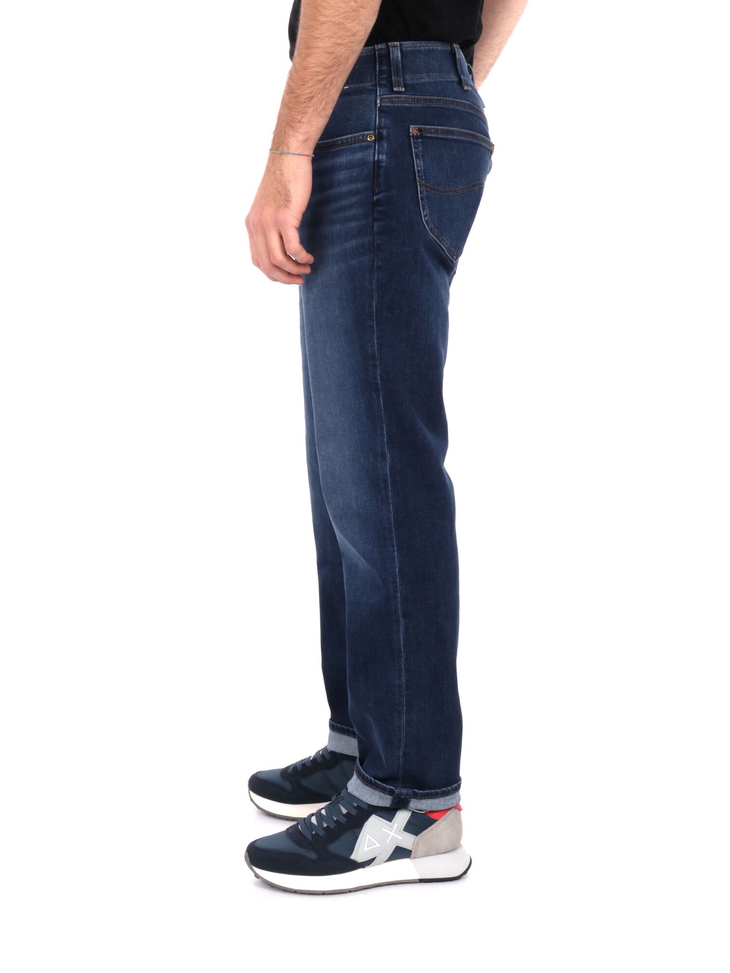 JEANS STRAIGHT LEE DA UOMO BLU SCURO