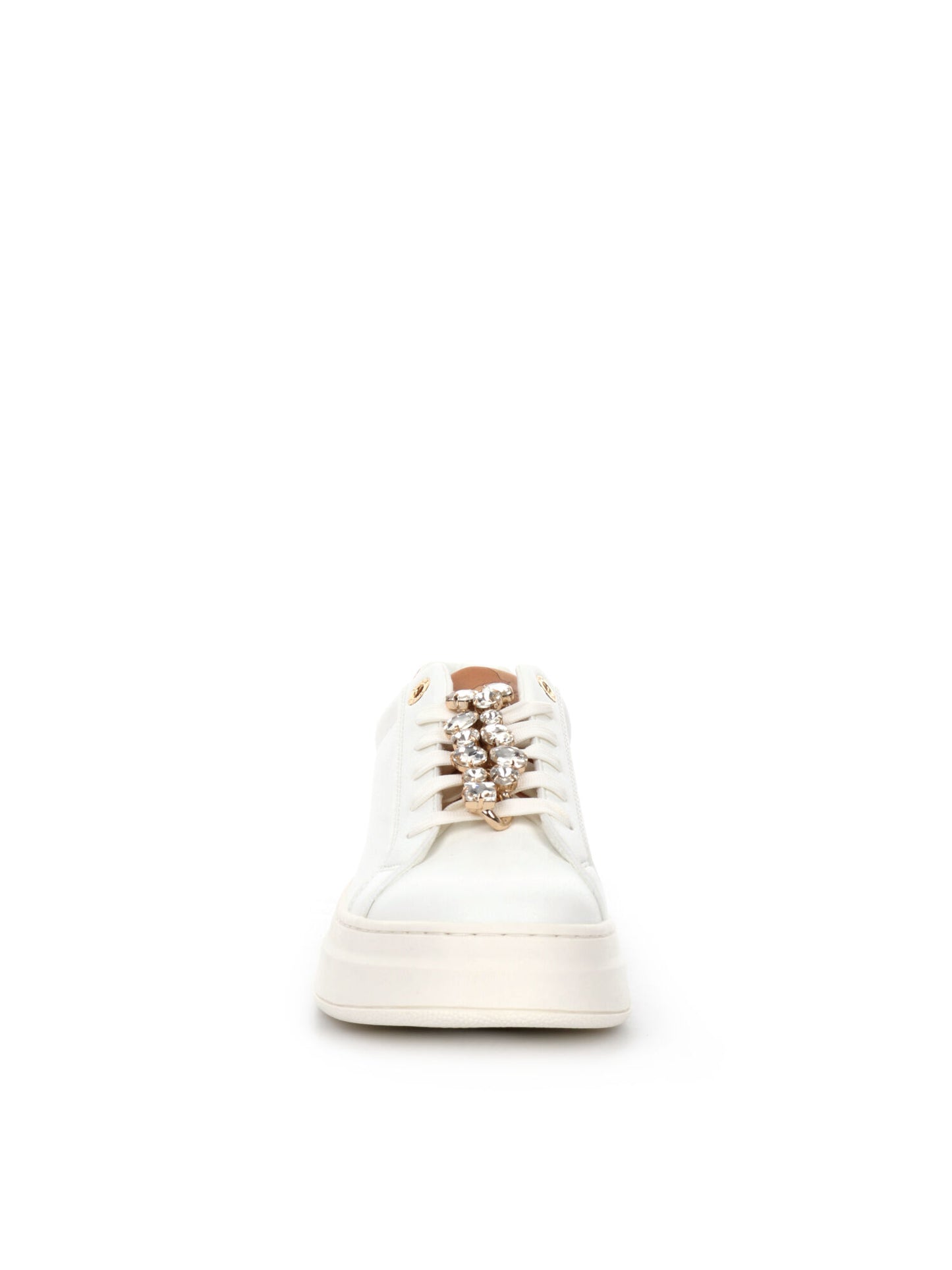 SNEAKERS CON PLATFORM E CHARM ALVIERO MARTINI 1^ CLASSE DONNA BIANCO