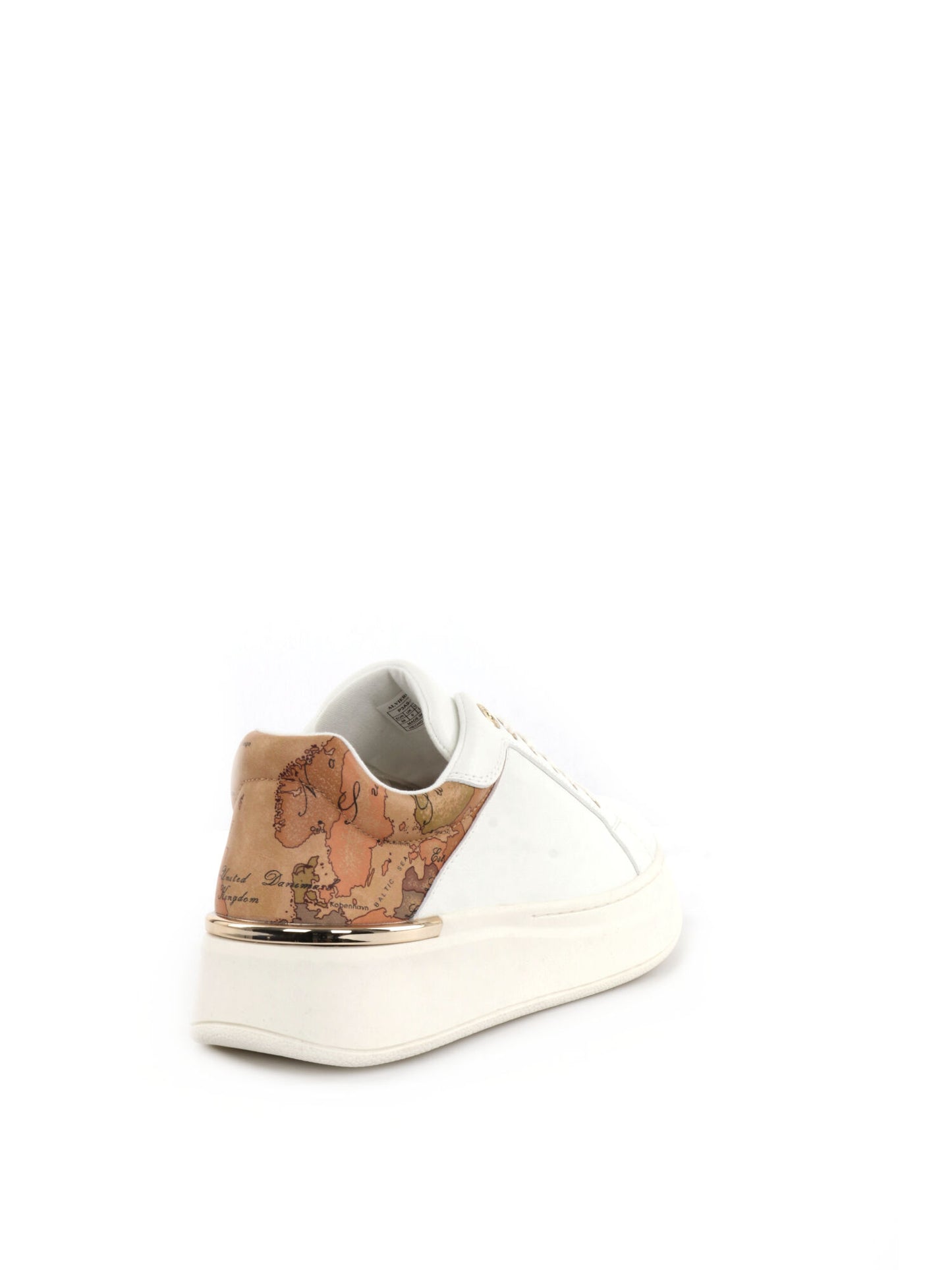 SNEAKERS CON PLATFORM E CHARM ALVIERO MARTINI 1^ CLASSE DONNA BIANCO