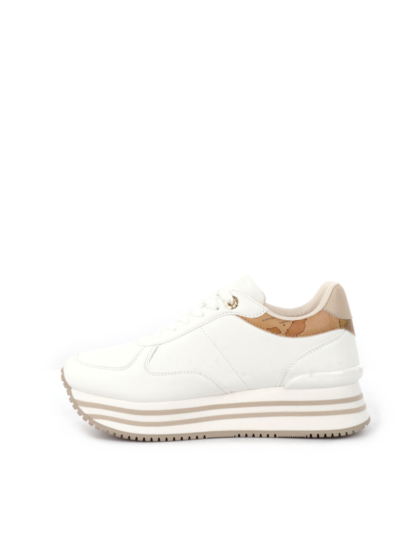 SNEAKERS CON ZEPPA ALVIERO MARTINI 1^ CLASSE DONNA BIANCO