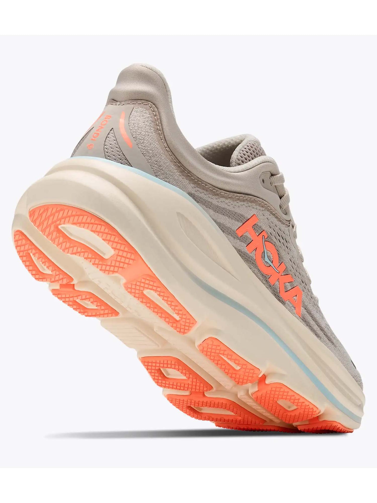 Hoka Bondi 9, scarpe da donna beige