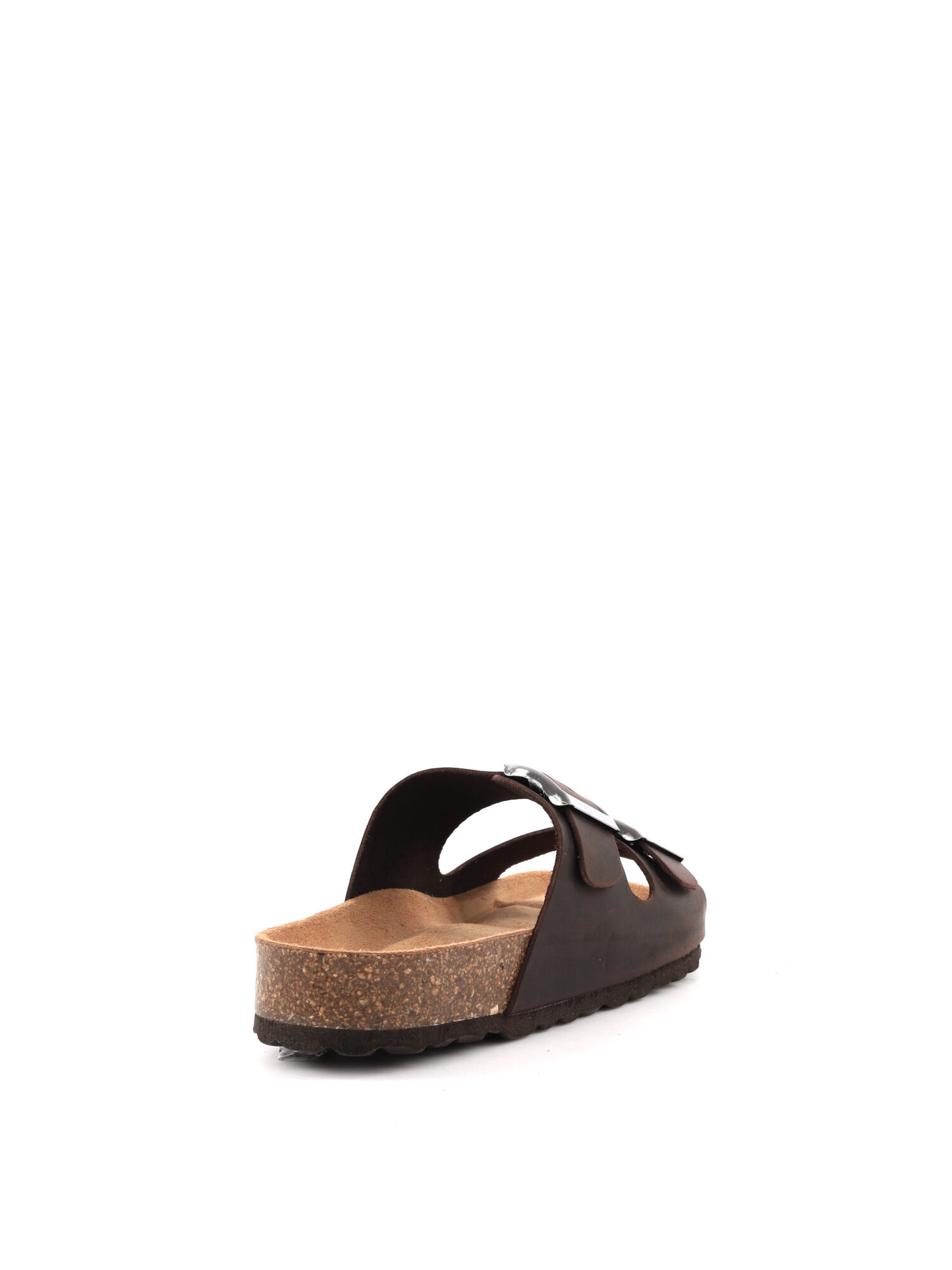 Sandali Bio Green da donna in cuoio marrone per la primavera-estate