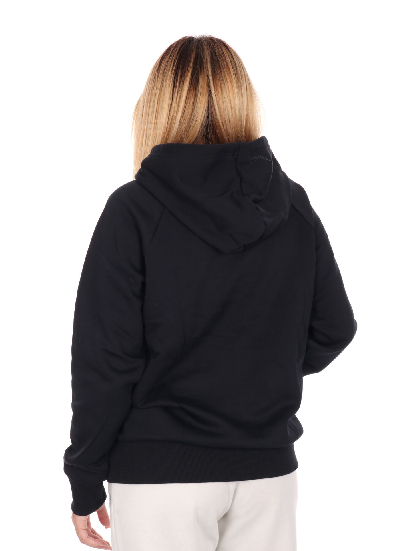 FELPA RIVAL CON CAPPUCCIO UNDER ARMOUR DA DONNA NERO