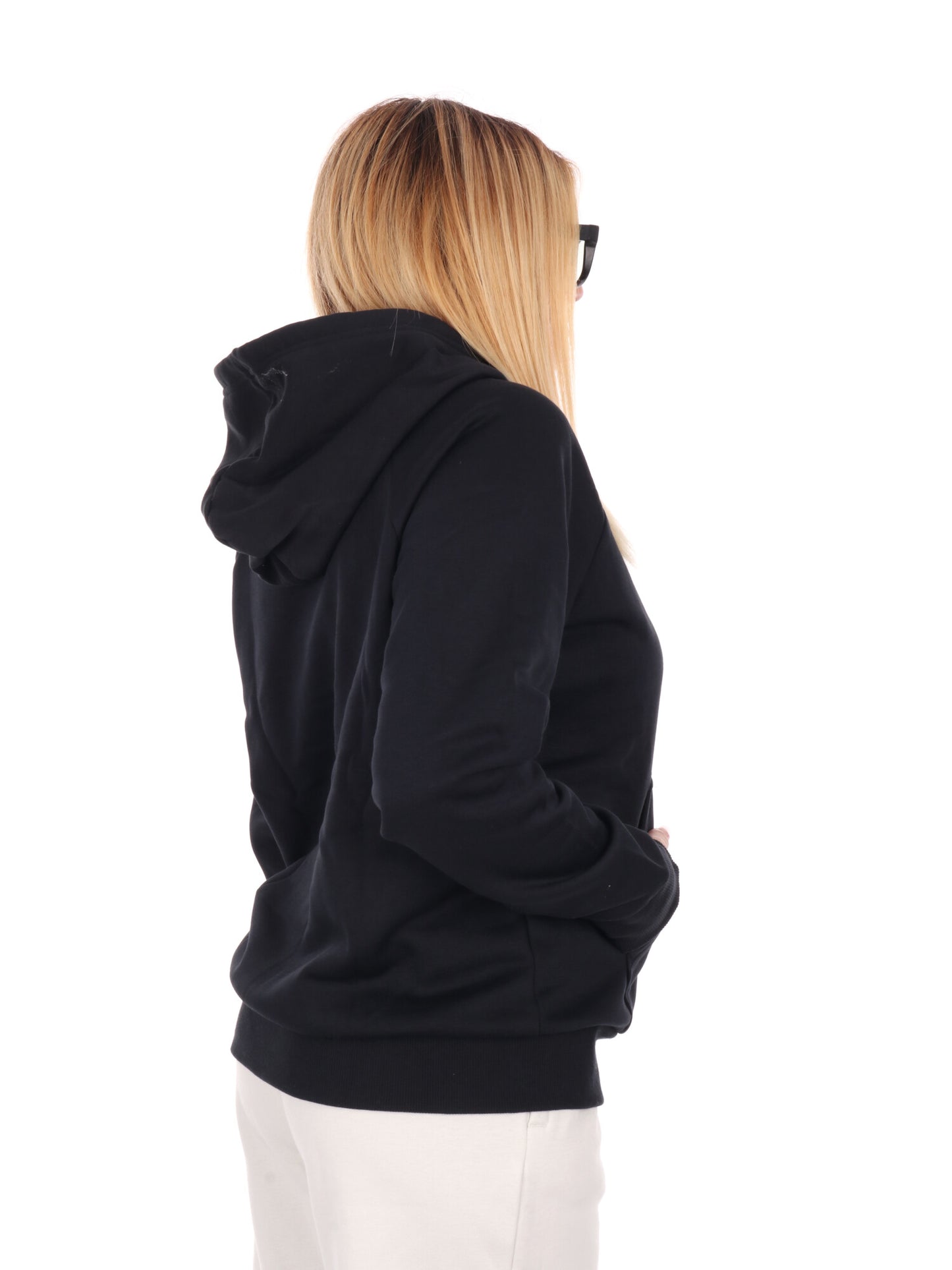 FELPA RIVAL CON CAPPUCCIO UNDER ARMOUR DA DONNA NERO