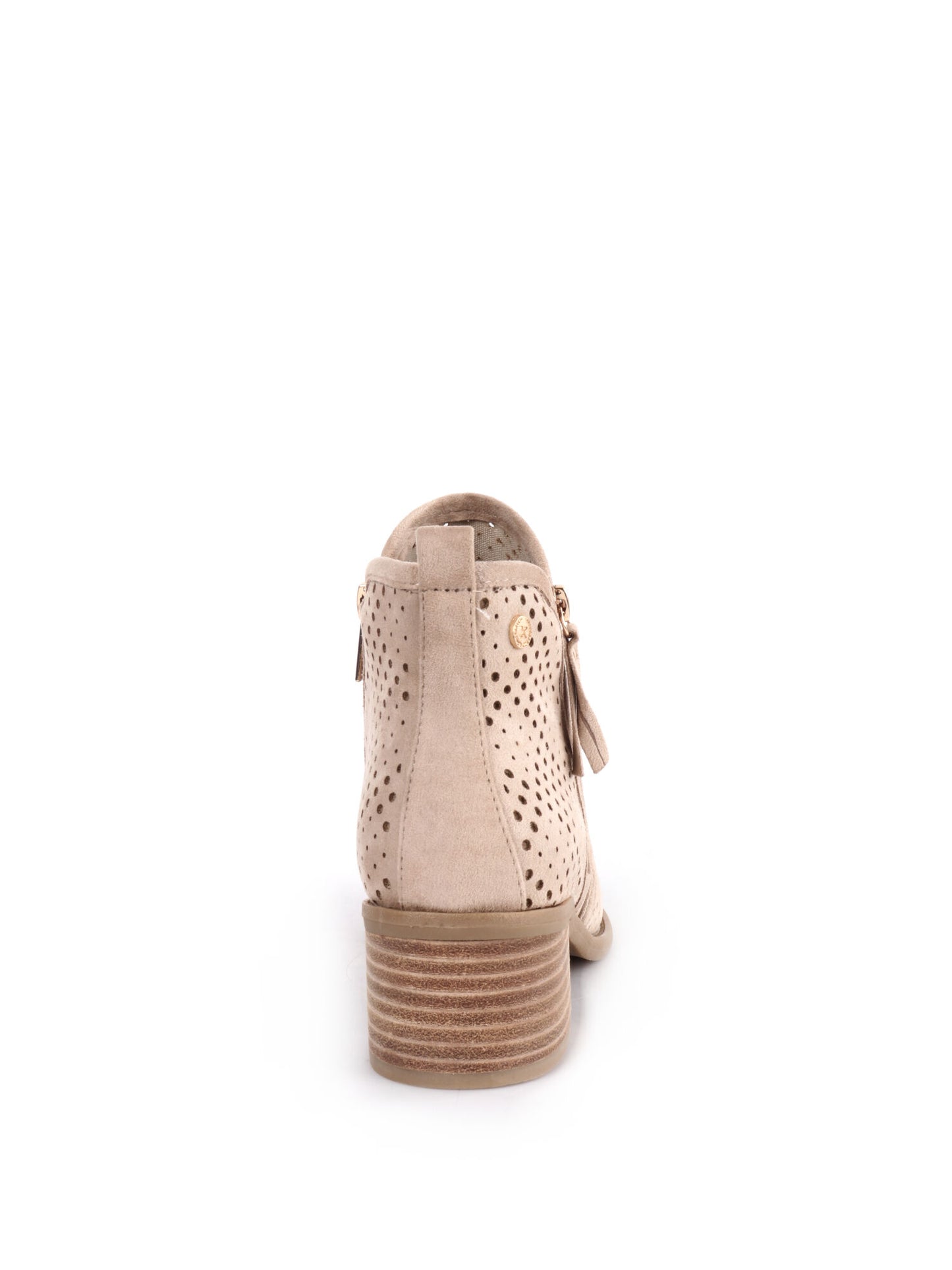 STIVALETTO CON DOPPIA ZIP XTI DONNA BEIGE