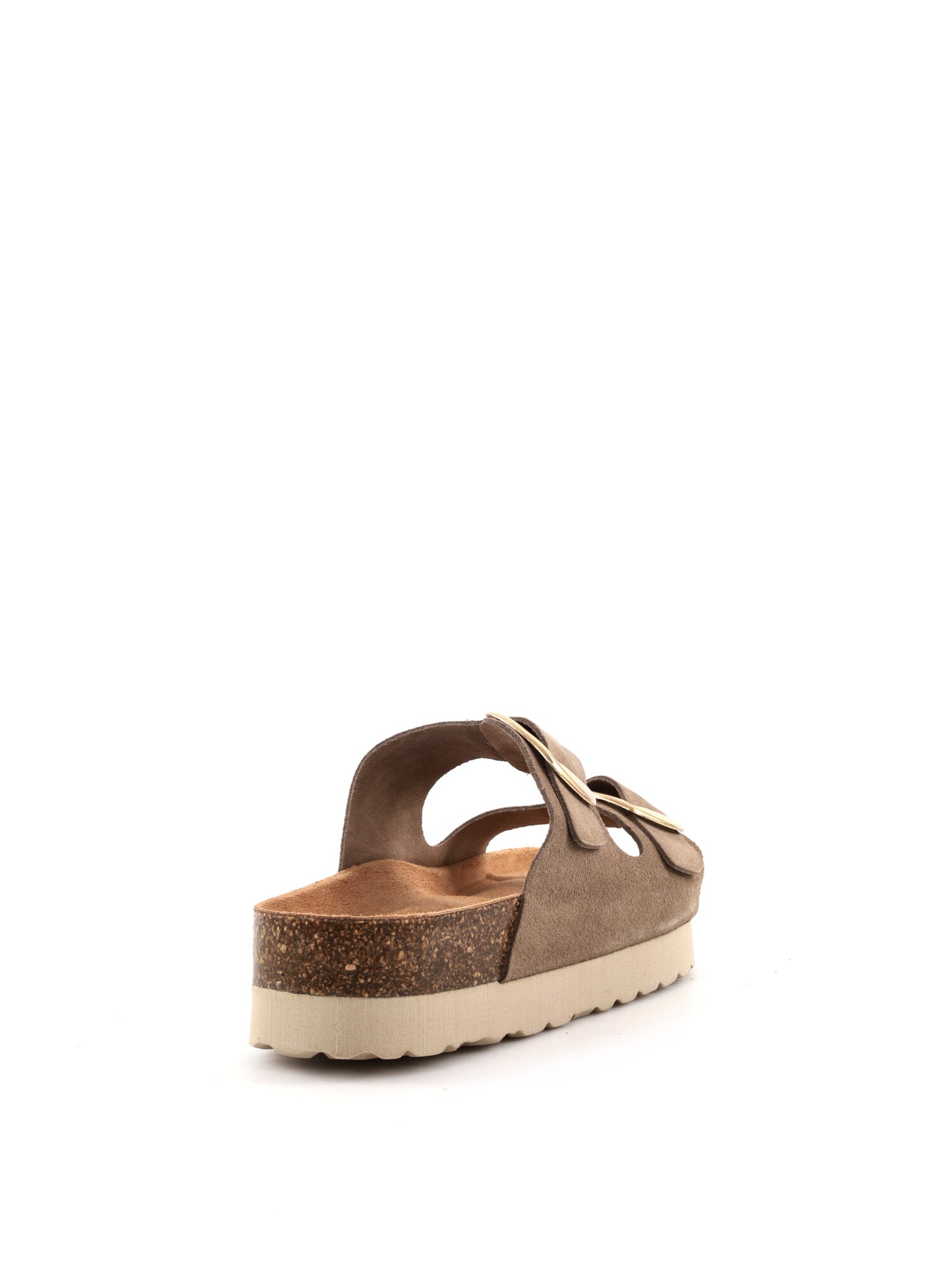 Bio Green sandalo donna in elegante tonalità fango