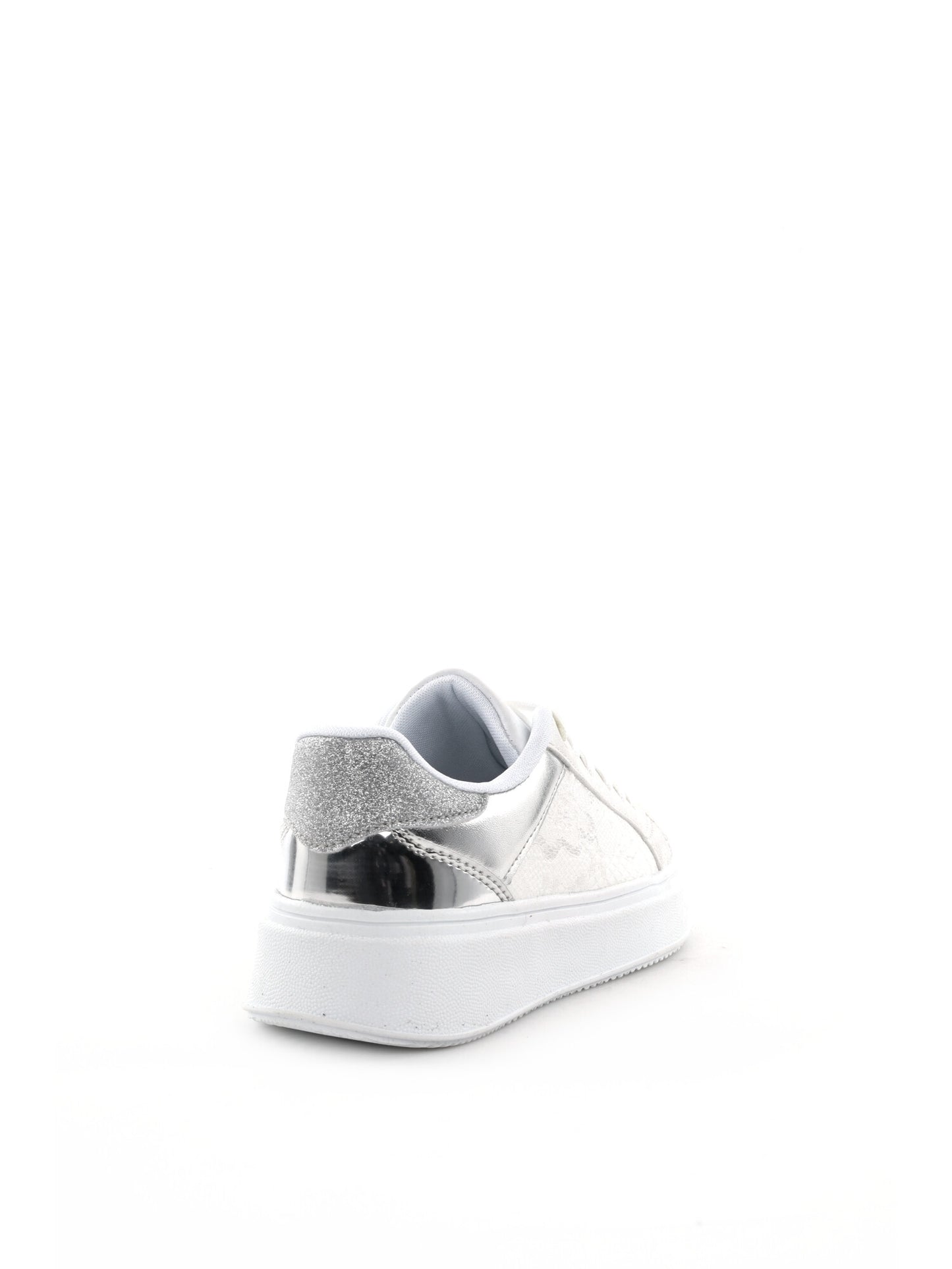 Love Details sneaker unisex bambino in elegante argento