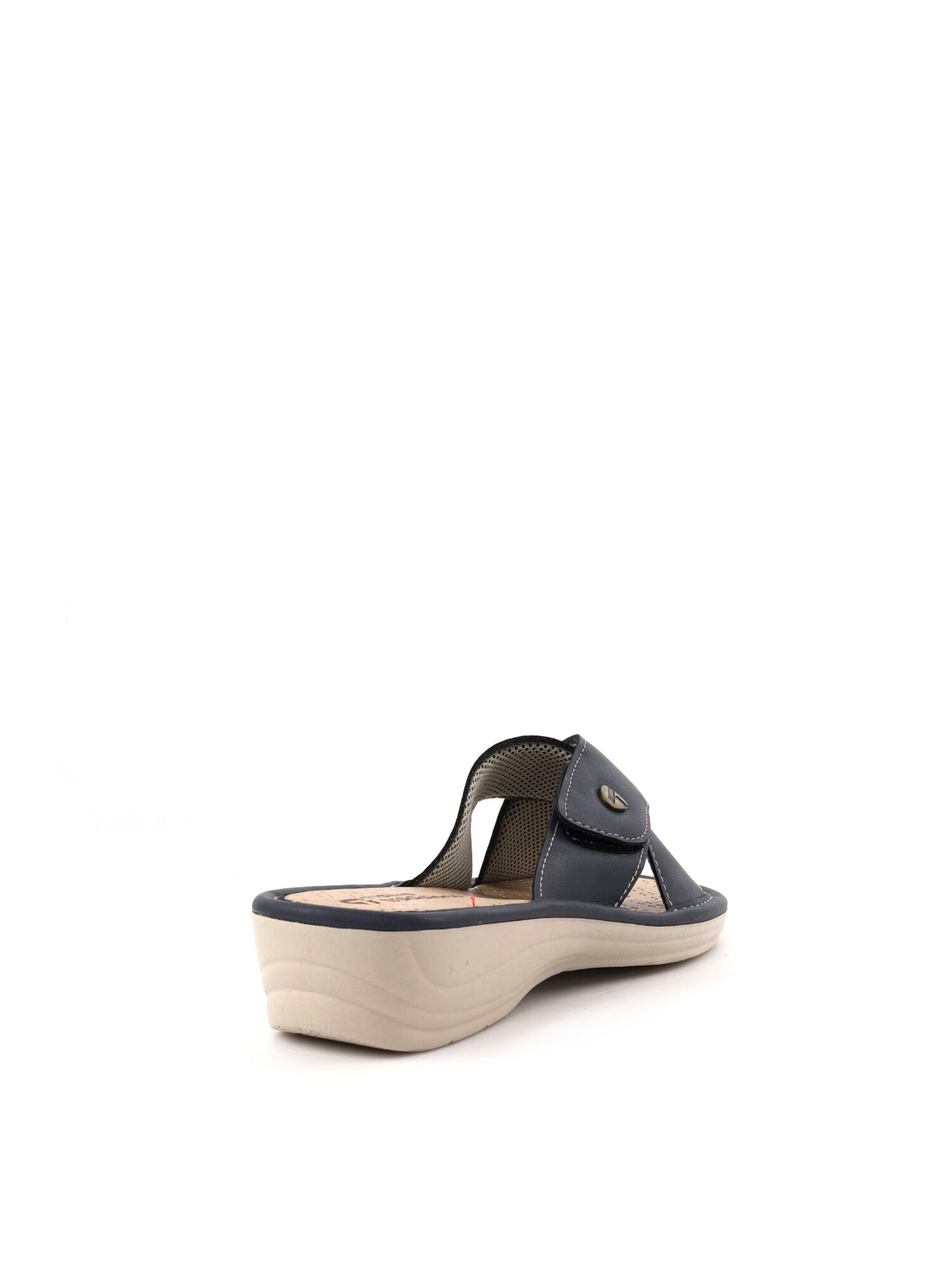 Ciabatte donna Tiglio Sophia in ecopelle blu elegante e confortevole