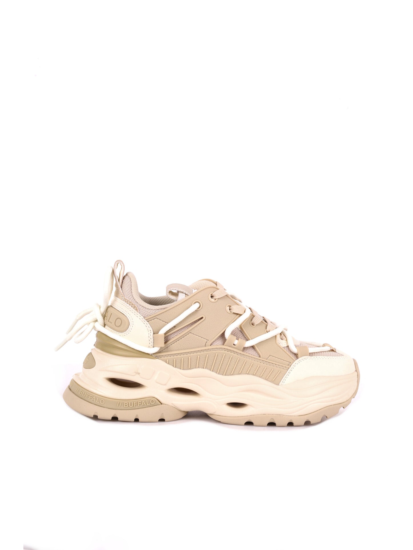 SNEAKERS TRIPLET LACE BUFFALO DA DONNA BEIGE