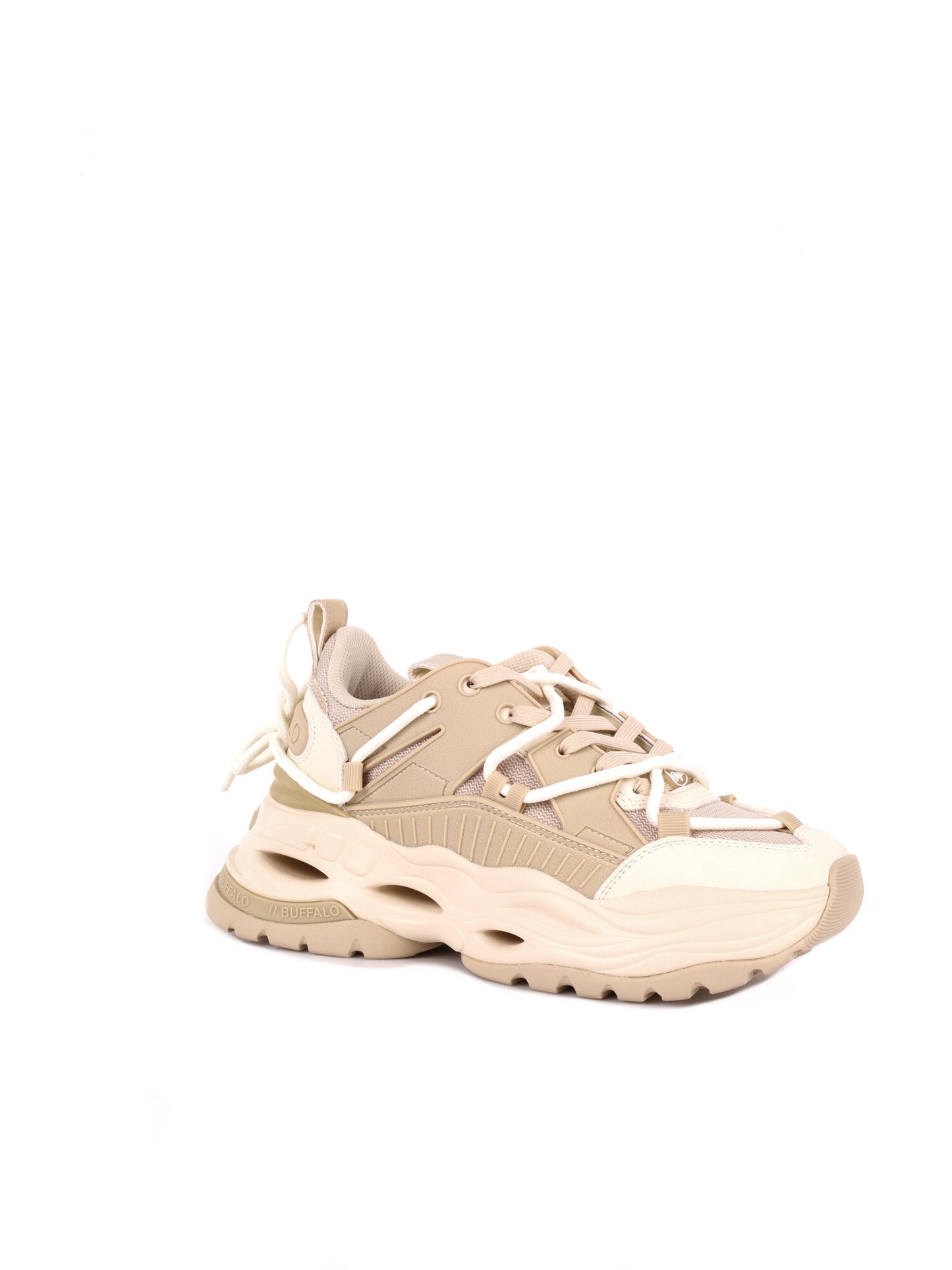 SNEAKERS TRIPLET LACE BUFFALO DA DONNA BEIGE