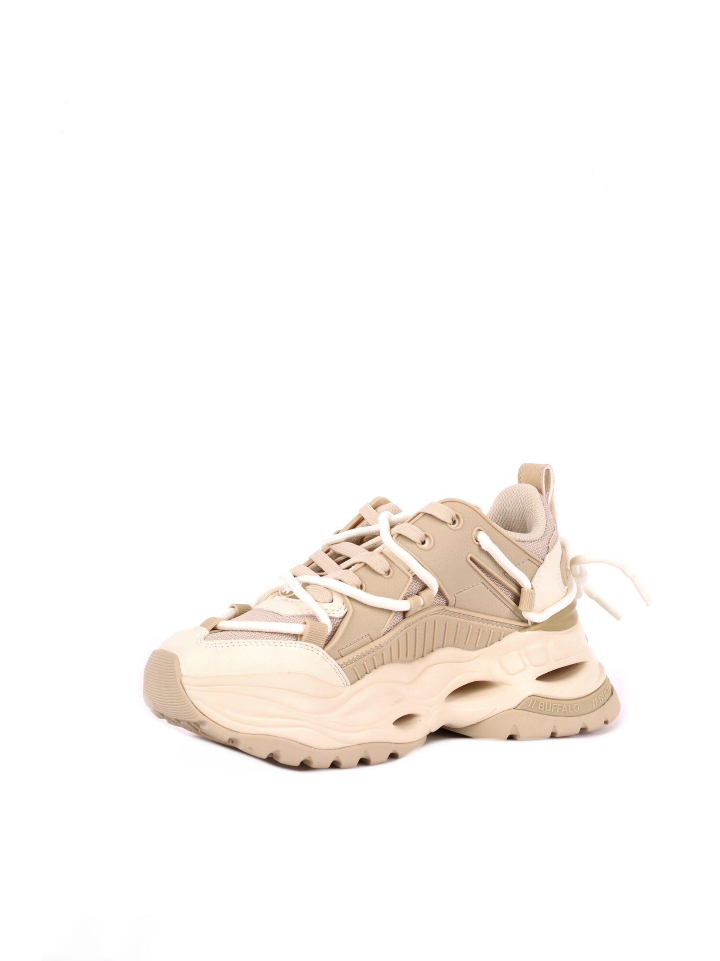 SNEAKERS TRIPLET LACE BUFFALO DA DONNA BEIGE