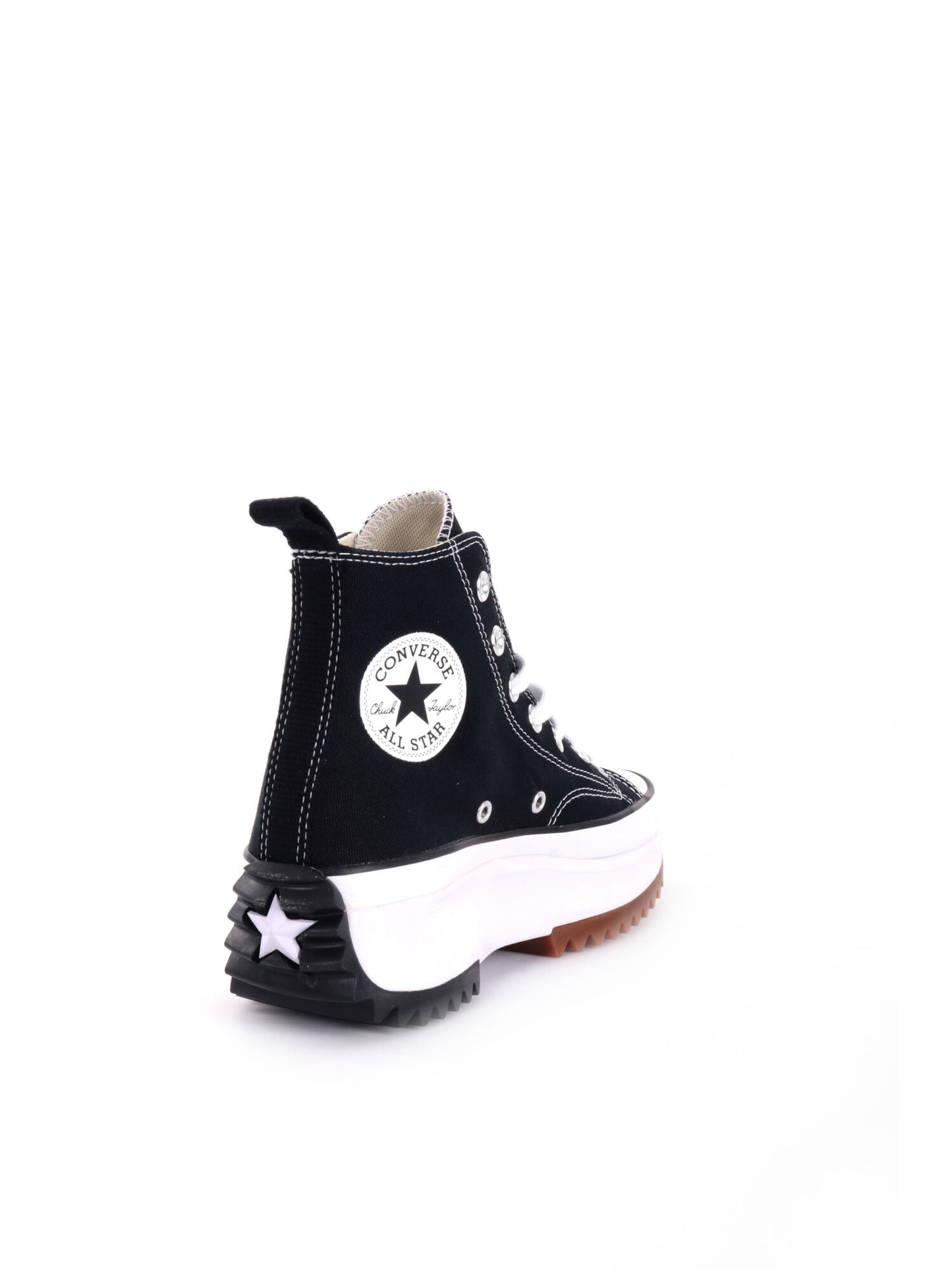 Converse Run Star Hi, sneakers platform nere da donna casual