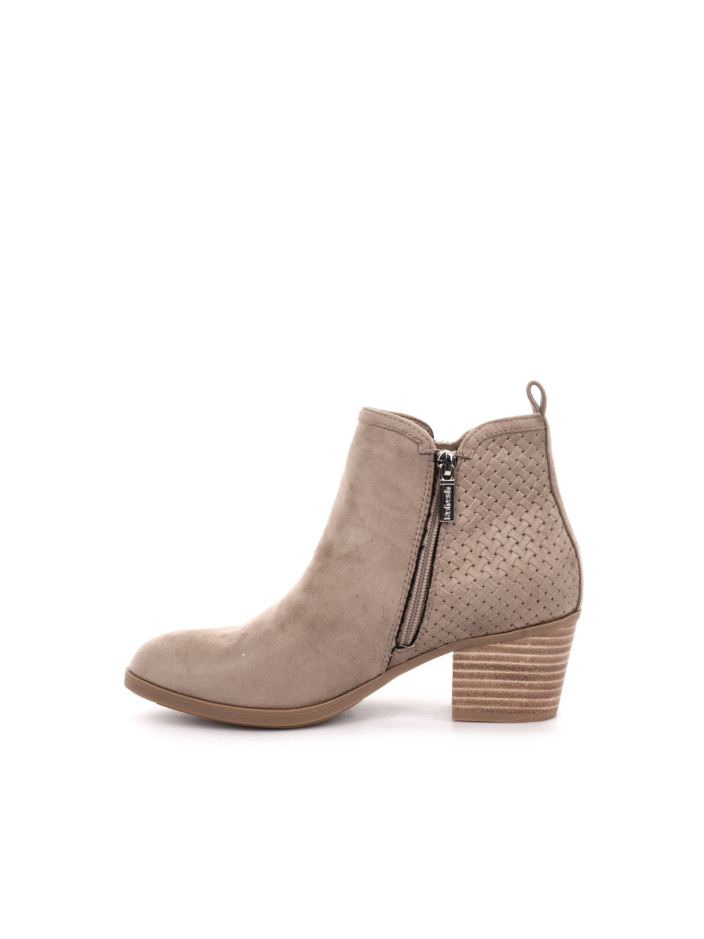 STIVALETTO CON ZIP REFRESH DONNA TAUPE