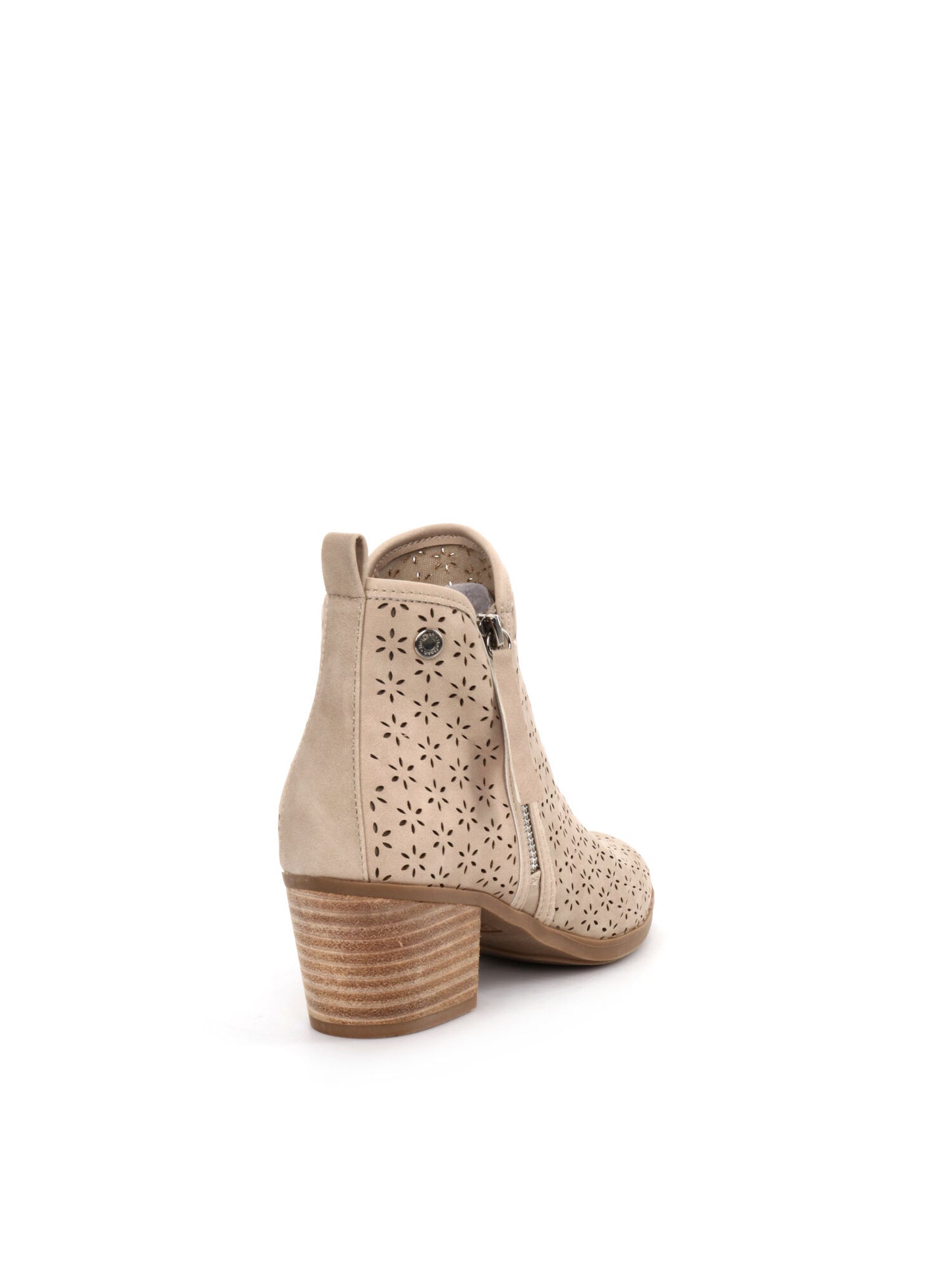 STIVALETTO CON ZIP REFRESH DONNA BEIGE