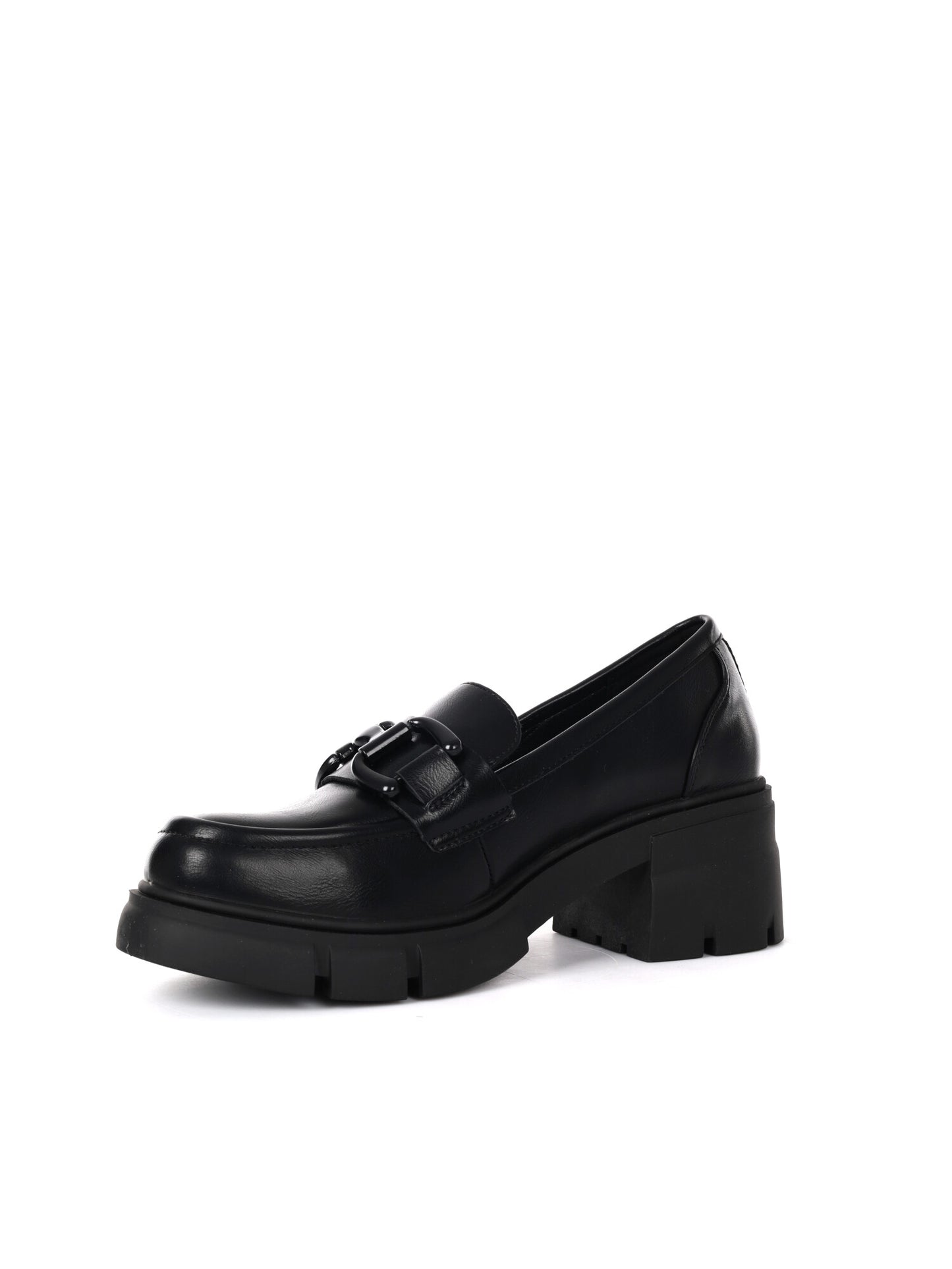 MOCASSINO CON TACCO REFRESH  DA DONNA NERO