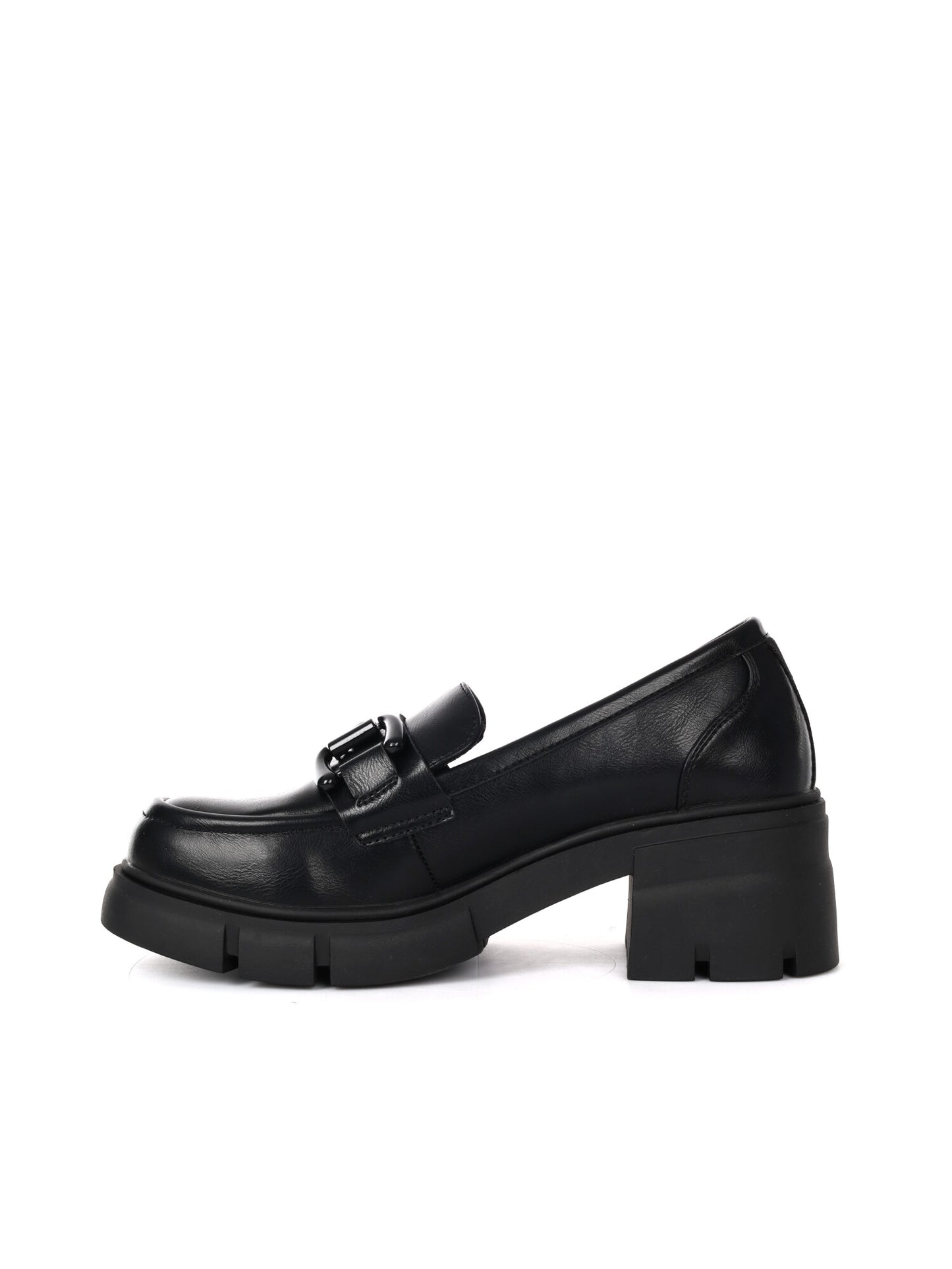MOCASSINO CON TACCO REFRESH  DA DONNA NERO