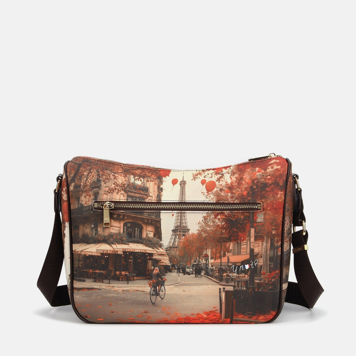 Y-not shoulder bag borsa da unisex marrone
