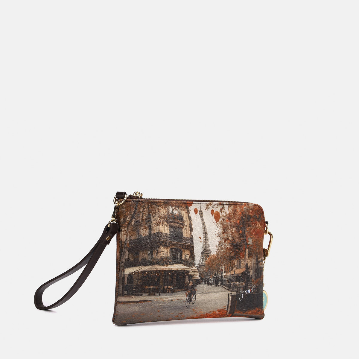 Y-not clutch borsa da unisex marrone