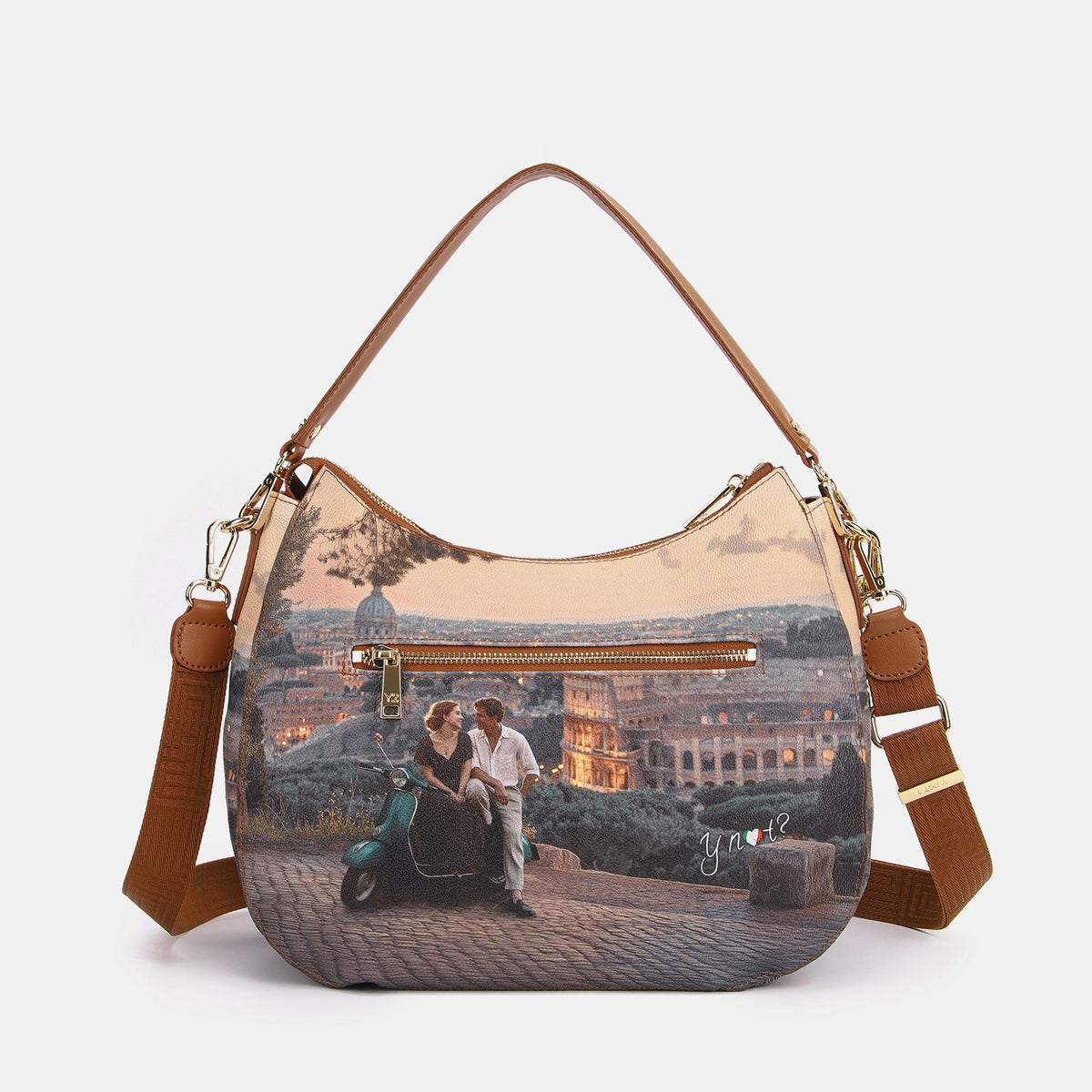 Y-not hobo bag borsa da unisex taupe