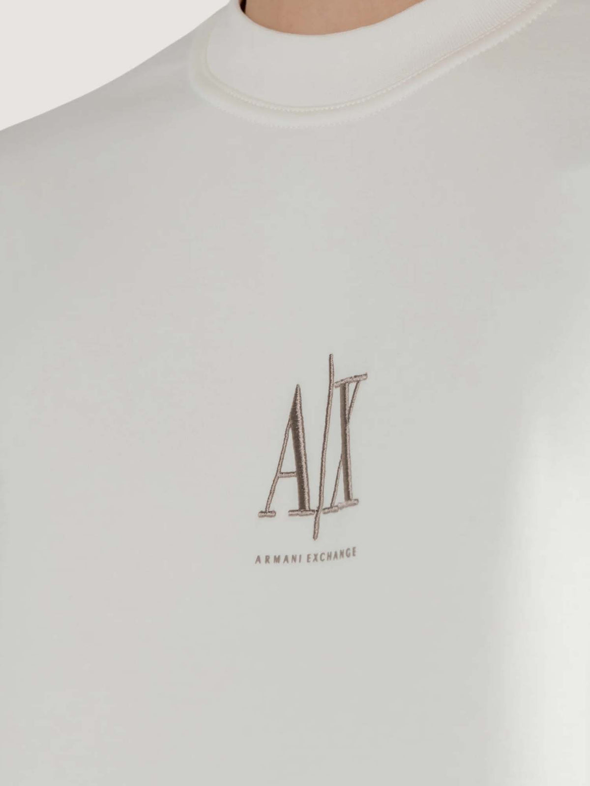Armani excange felpa da uomo bianco