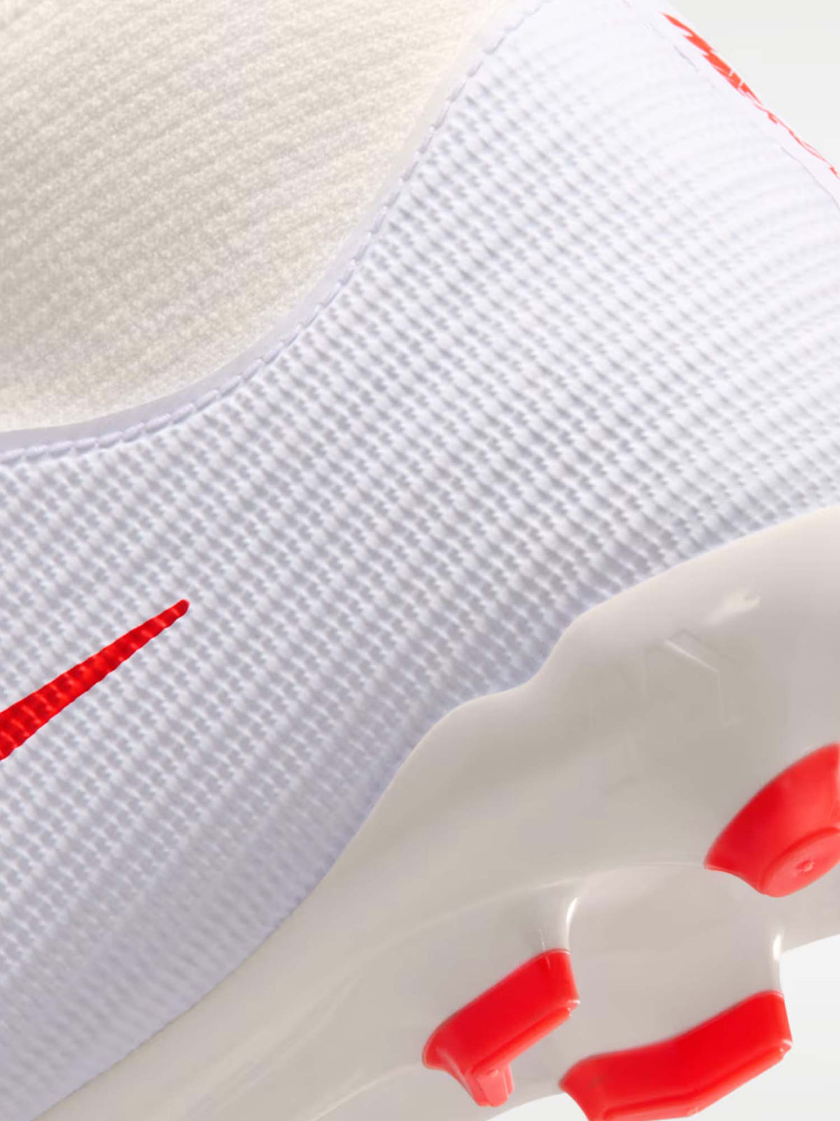 Nike mercurial super scarpa calcio da bambino/a bianco-rosso