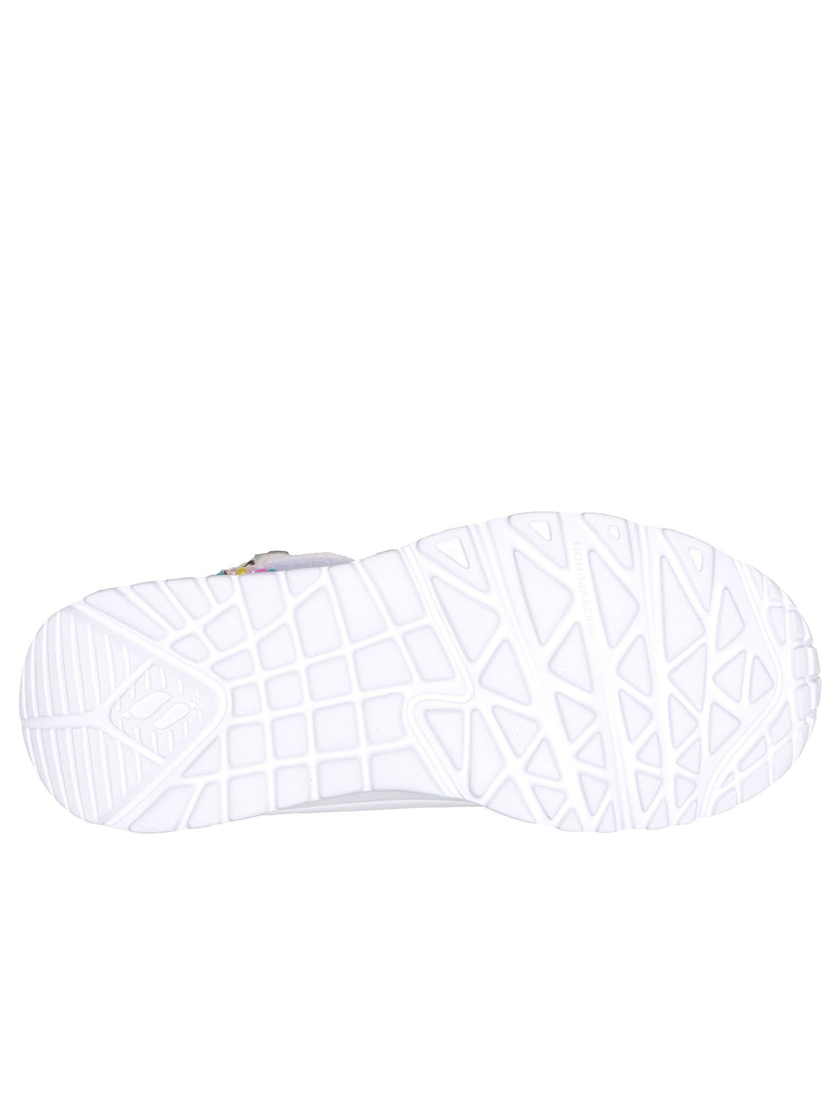 Skechers uno lite sneakers ps da bambino/a bianco argento