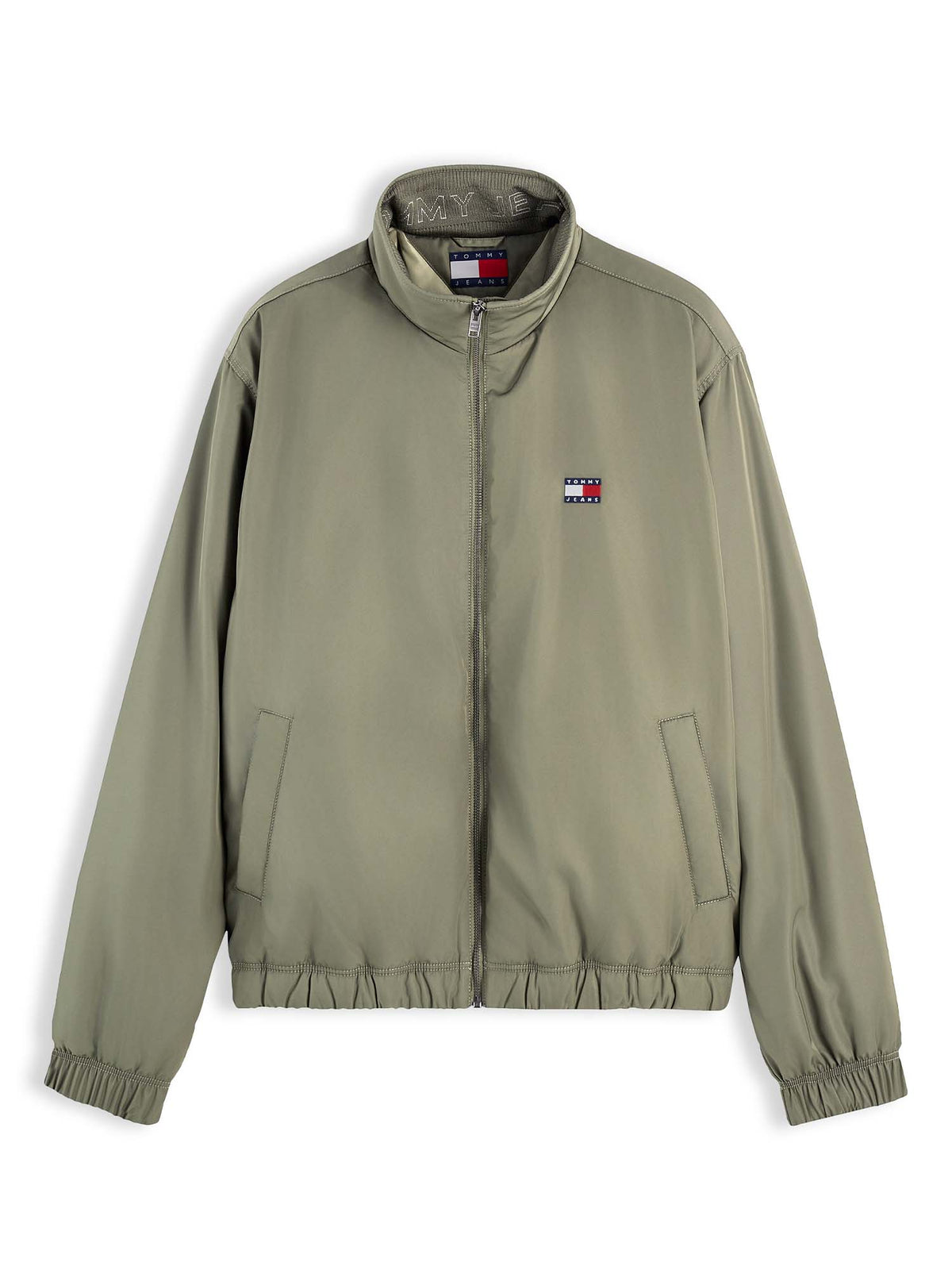 Tommy jeans ess. jkt giubbino da uomo verde