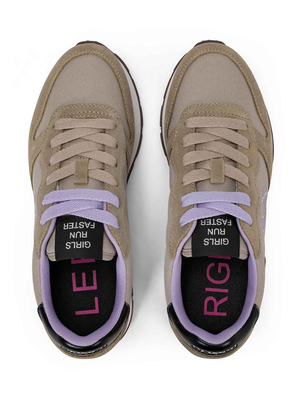 SUN68 ally solid sneakers da donna beige