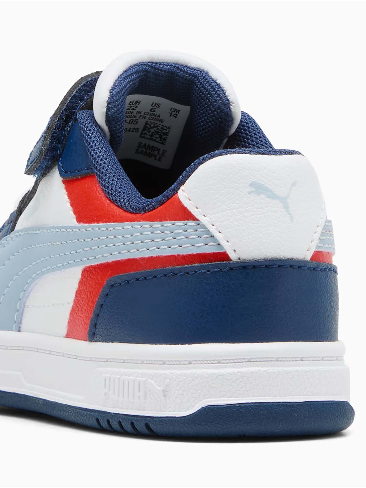 Puma caven iii block sneakers td da bambino/a bianco-blu