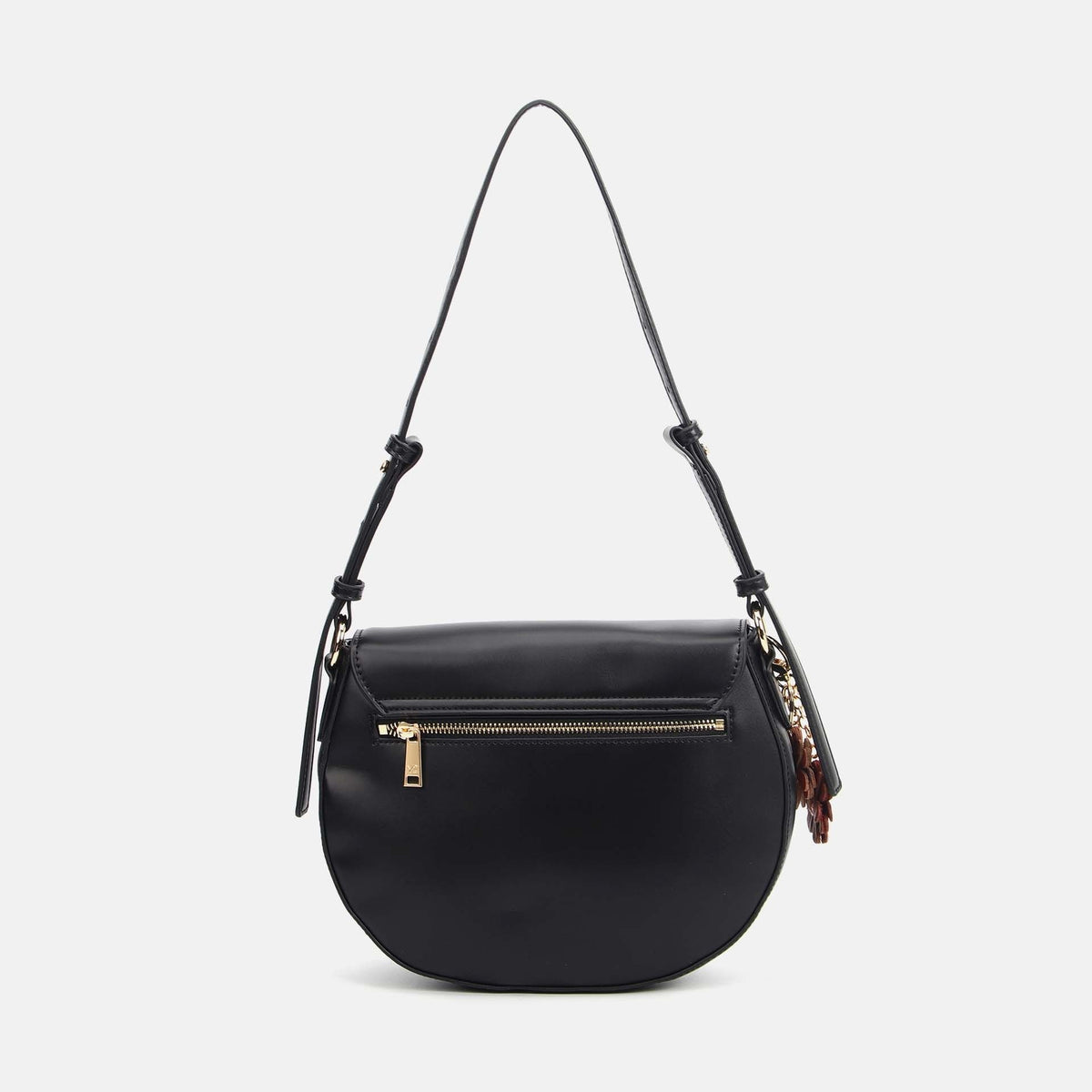 Y-not flap bag mediu borsa da unisex nero