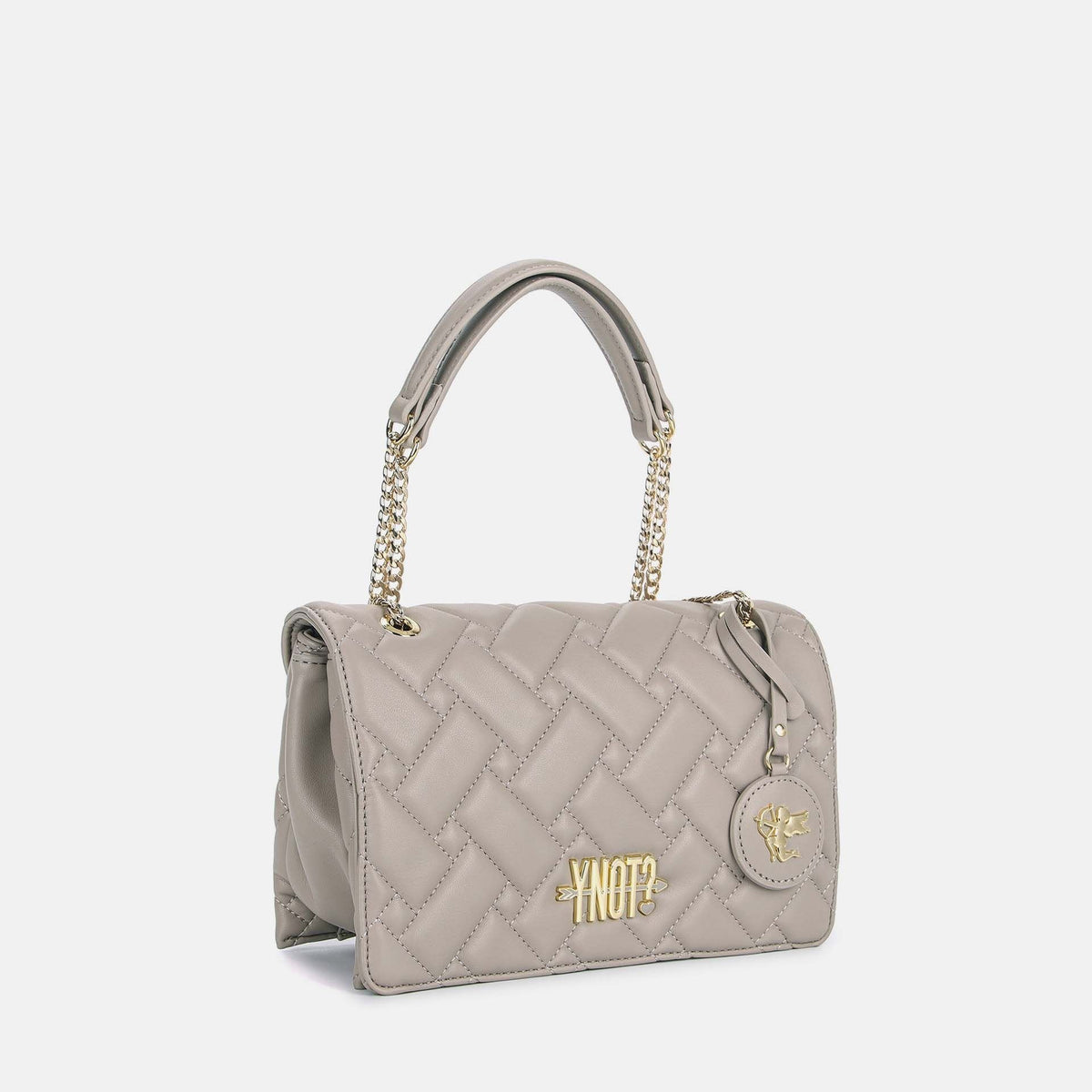 Y-not flap bag borsa da unisex panna