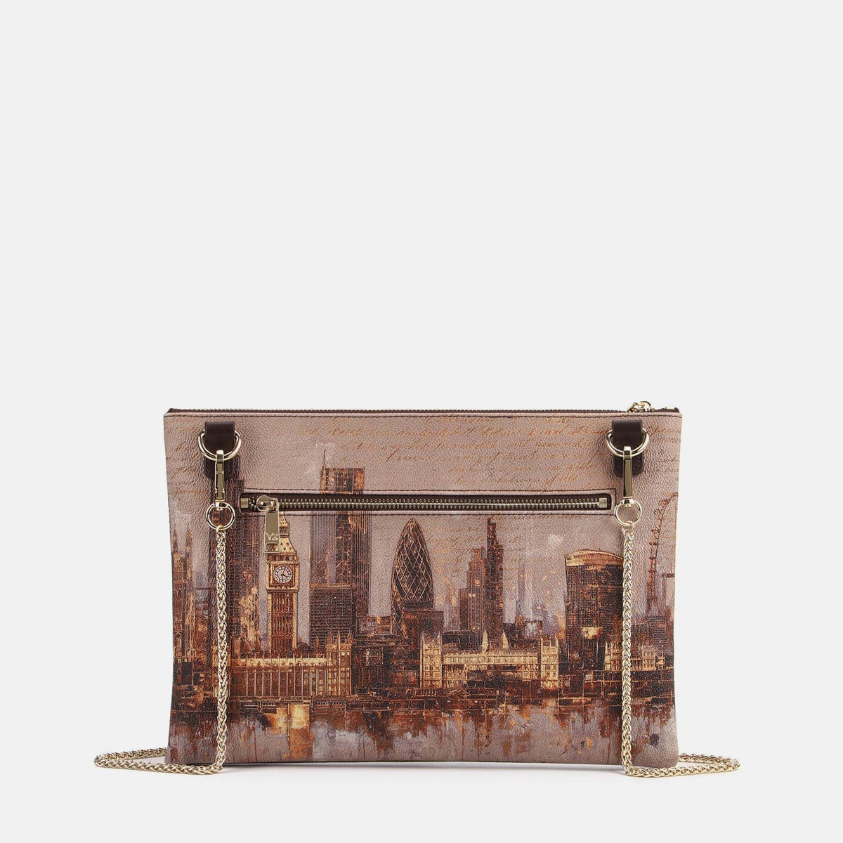 Y-not clutch big borsa da unisex marrone