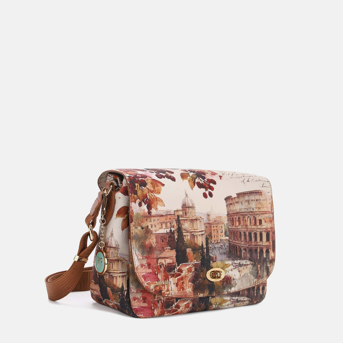 Y-not flap bag large borsa da unisex taupe
